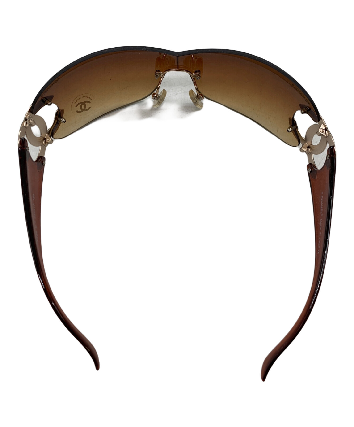 中古・古着通販】CHANEL (シャネル) ココマークサングラス ブラウン