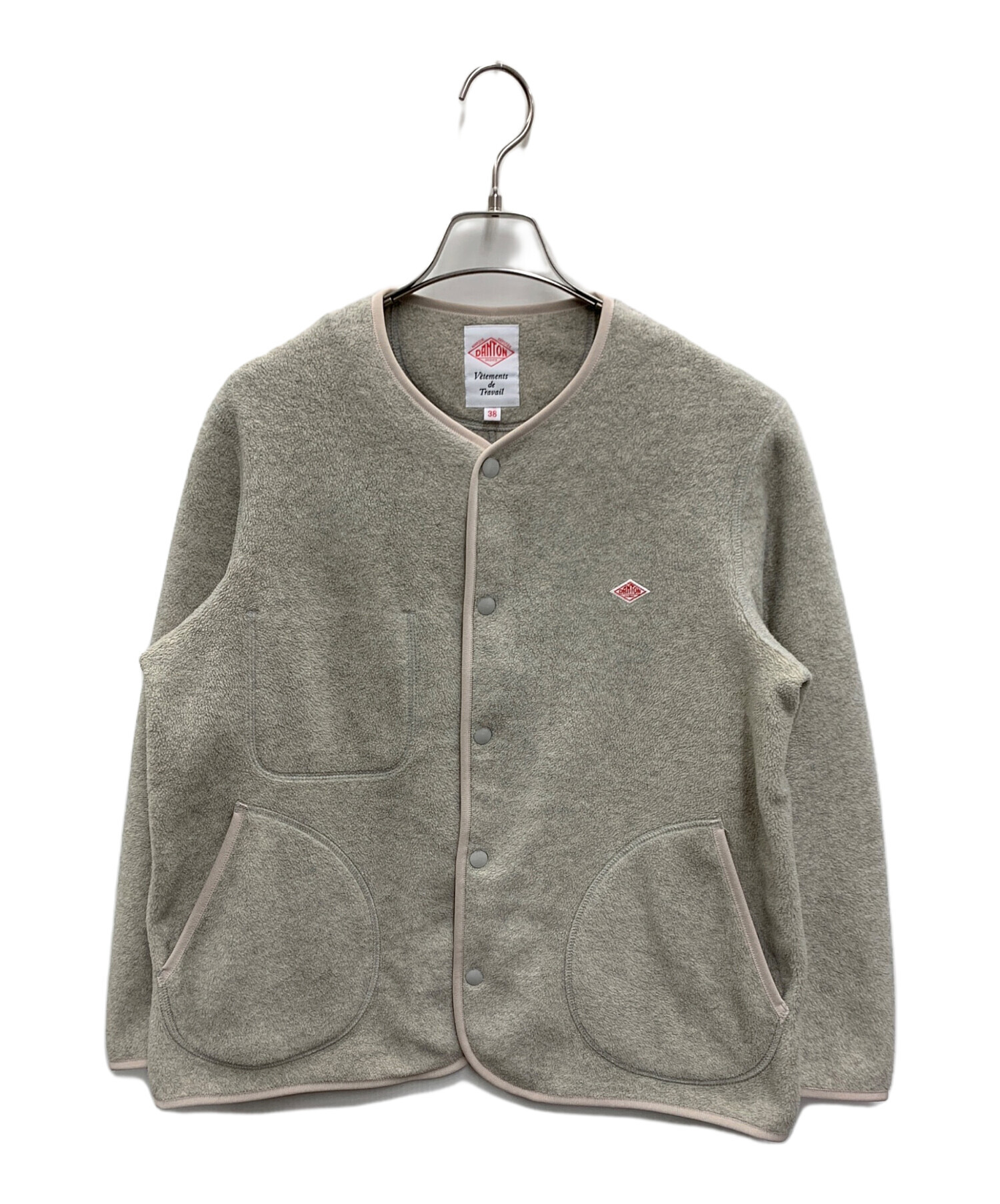 中古・古着通販】DANTON (ダントン) フリースジャケット カーキ サイズ