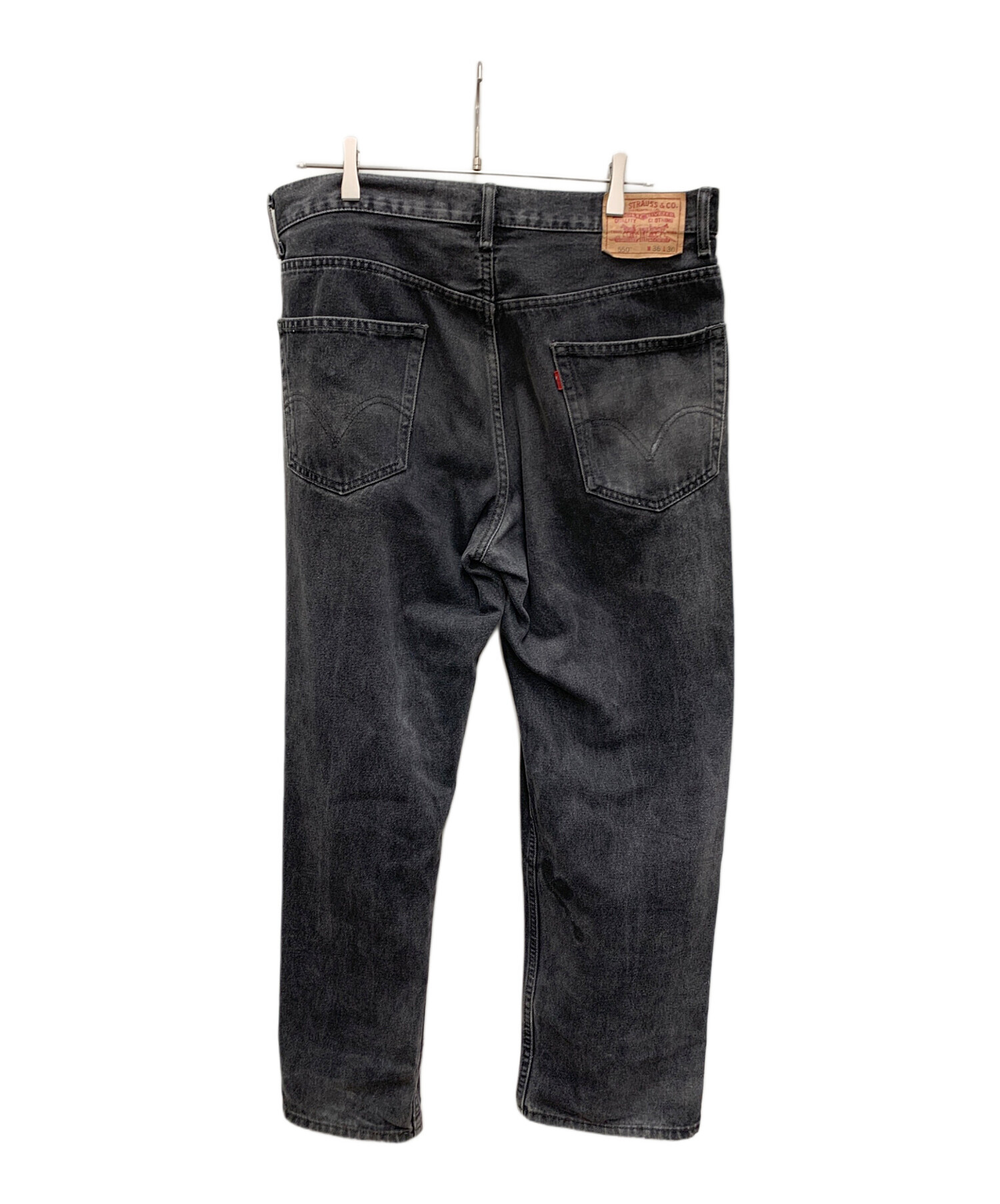 中古・古着通販】LEVI'S (リーバイス) デニムパンツ ブラック サイズ