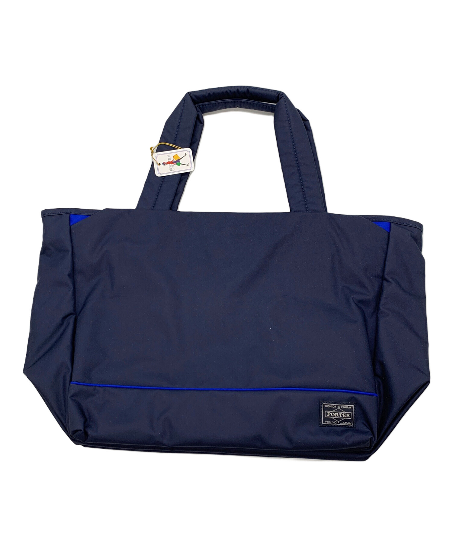 PORTER GIRL ポーターガール トートバッグ　バッグ ネイビー 中古・古着通販】PORTER GIRL (ポーターガール) トートバッグ ネイビー