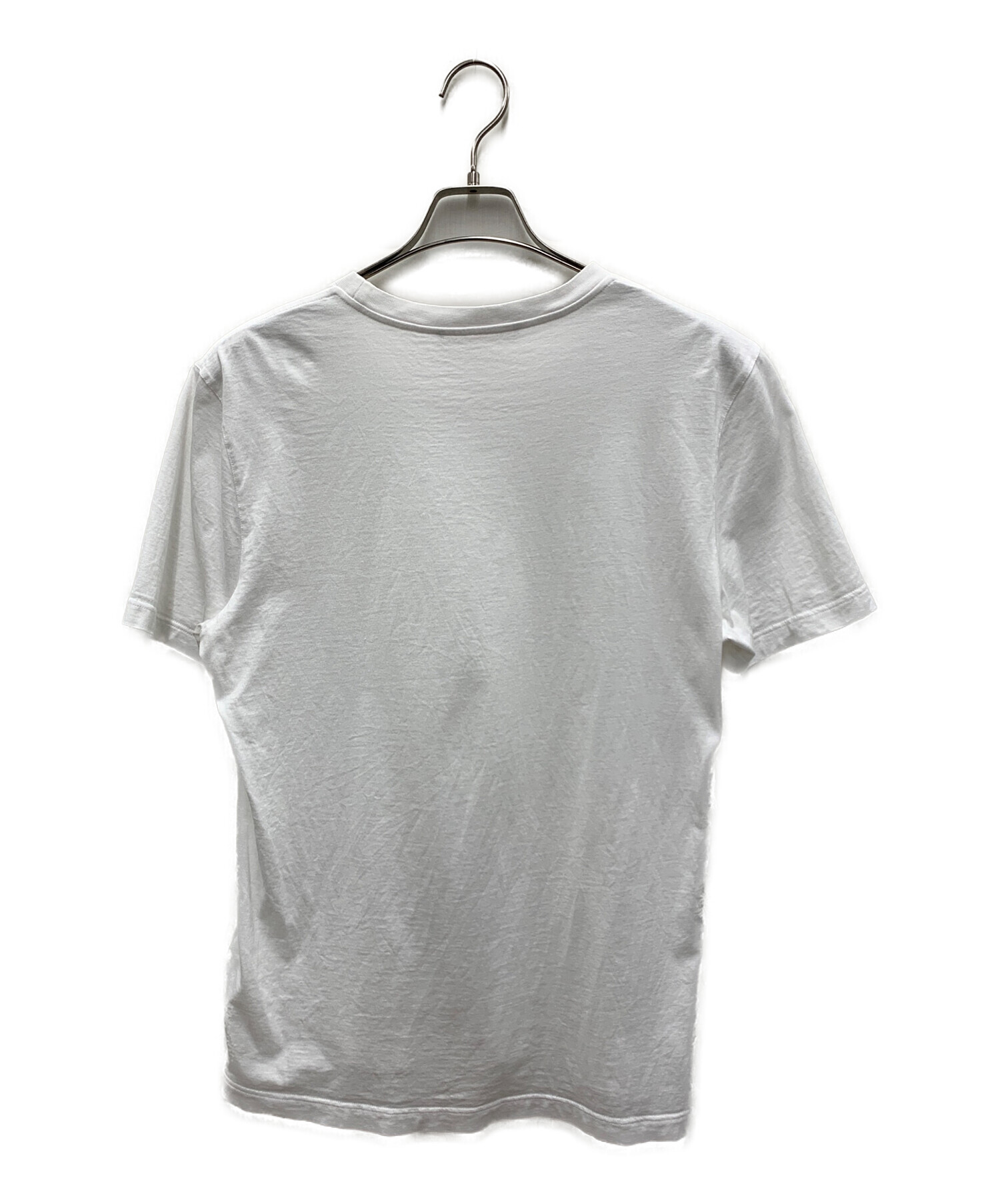 Louis Vuitton Tシャツ ホワイト　L中古　正規品 中古・古着通販】LOUIS VUITTON (ルイ ヴィトン) LVロゴ刺繍Tシャツ