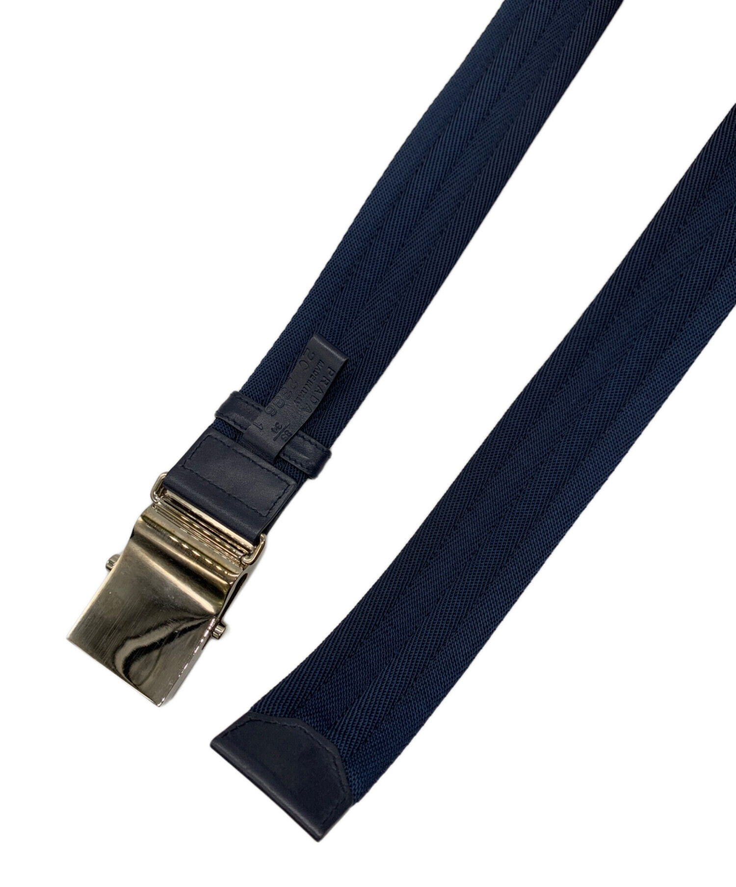 中古・古着通販】PRADA (プラダ) ガチャベルト ネイビー｜ブランド