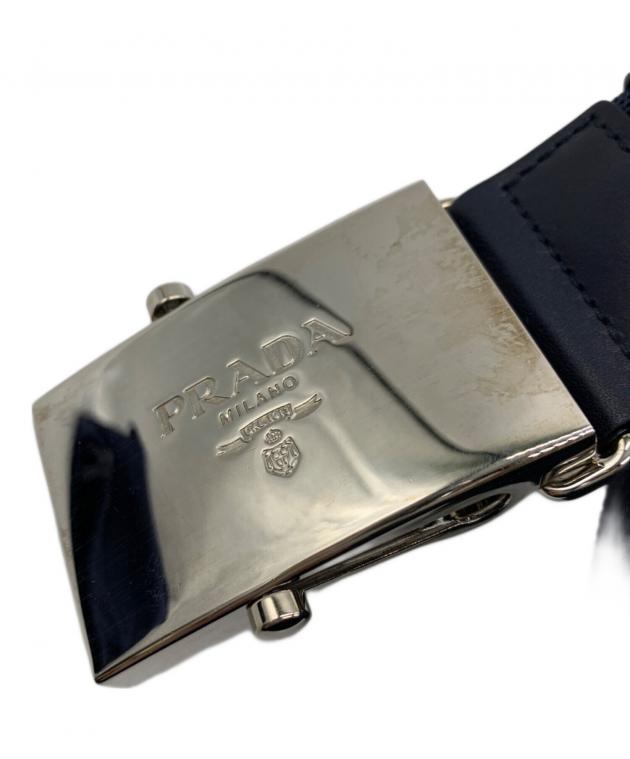 中古・古着通販】PRADA (プラダ) ガチャベルト ネイビー｜ブランド