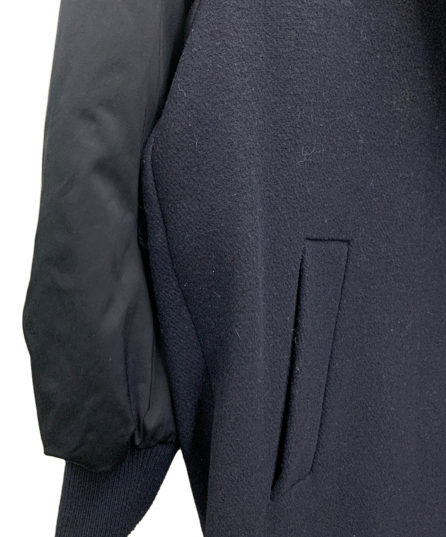 ウールコート　ZARA ネイビー 中古・古着通販】ZARA (ザラ) ウールコート ネイビー サイズ:M