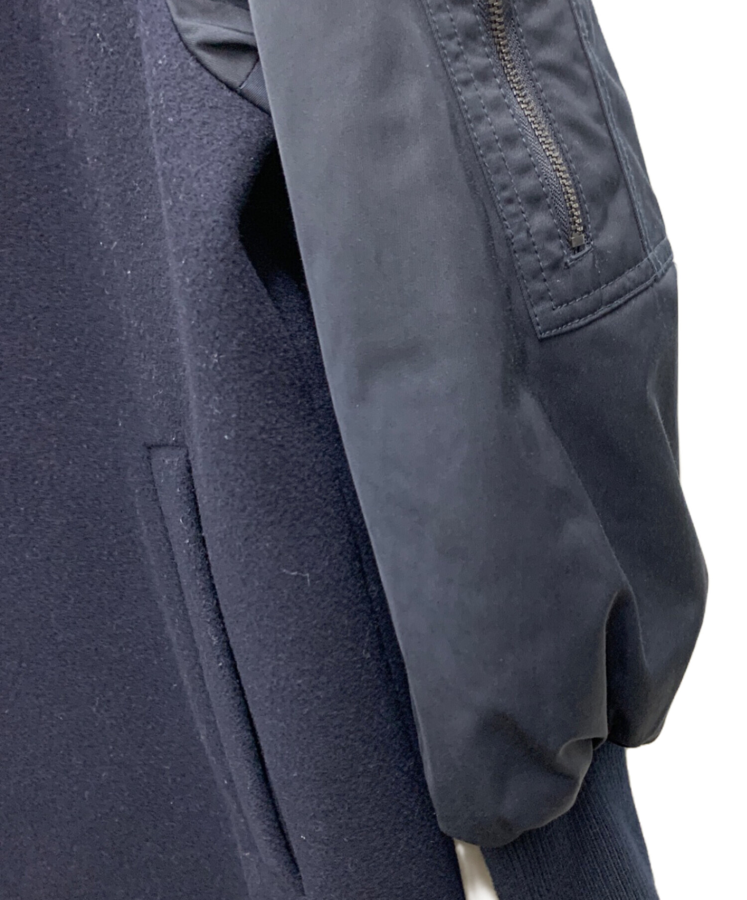 中古・古着通販】ZARA (ザラ) ウールコート ネイビー サイズ:M