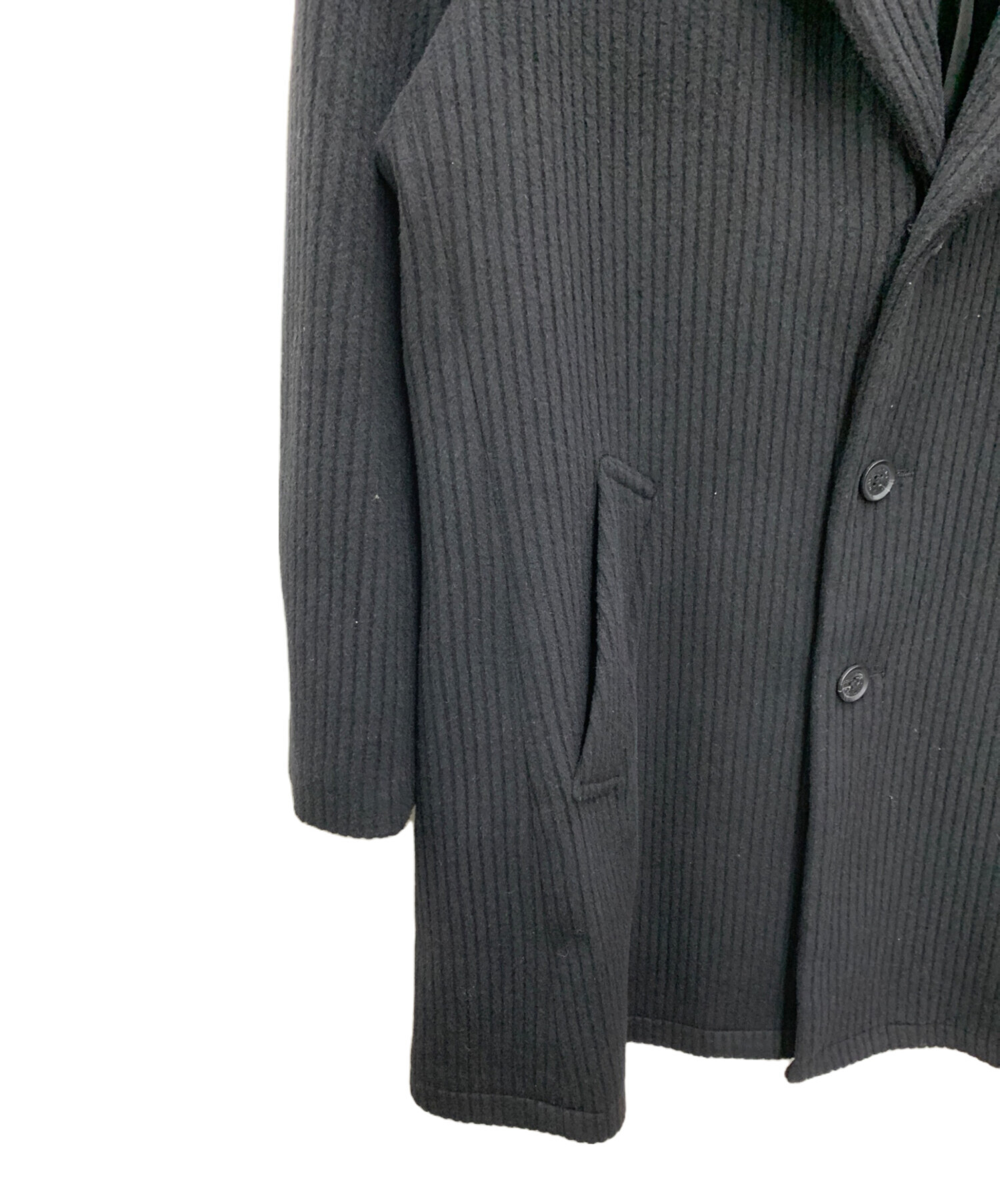 中古・古着通販】Garnier (ガルニエ) チェスターコート ブラック