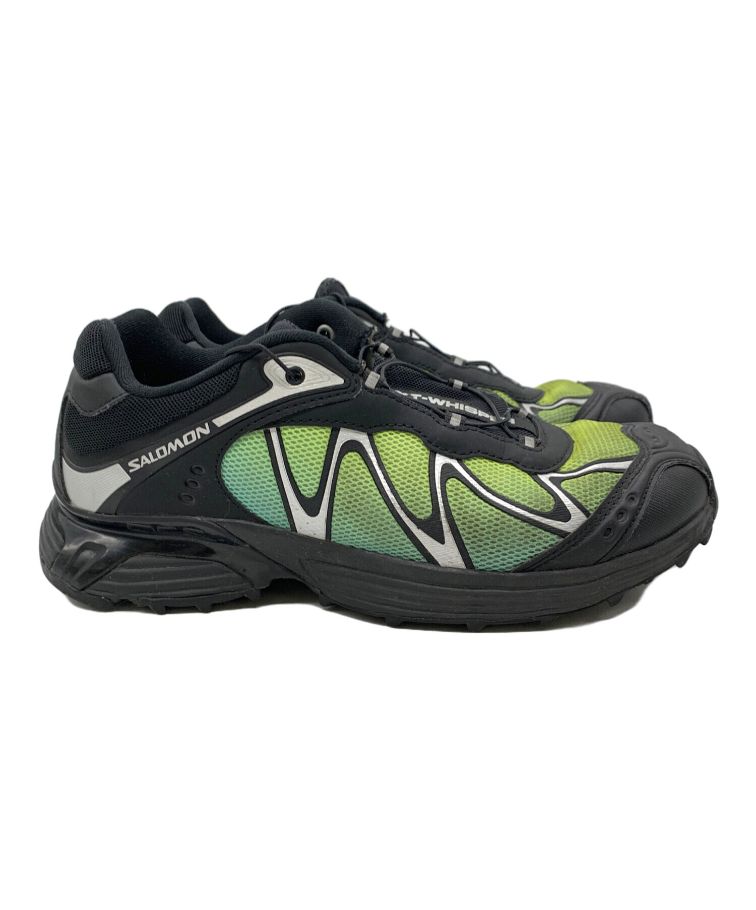 中古・古着通販】SALOMON (サロモン) シューズ ブラック×グリーン 