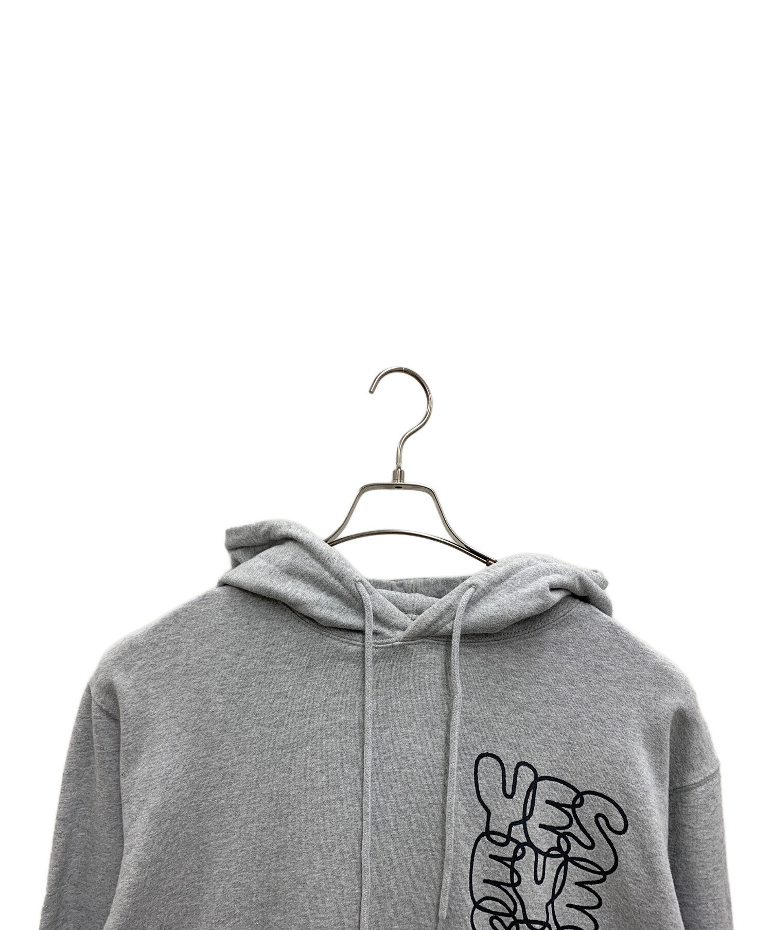 YESEYESEE グレー パーカー Lサイズ 中古・古着通販】YESEYESEE (イエスアイシー) パーカー グレー サイズ