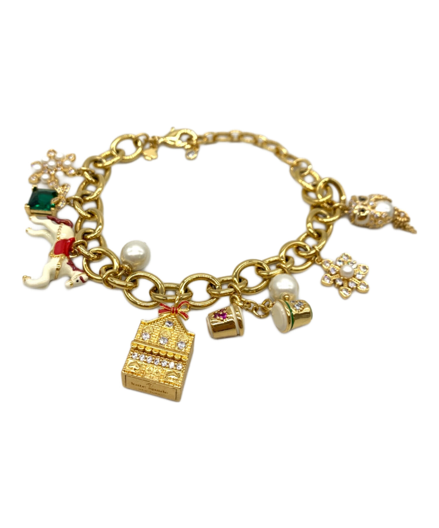 中古・古着通販】Kate Spade (ケイトスペード) ブレスレット ゴールド 
