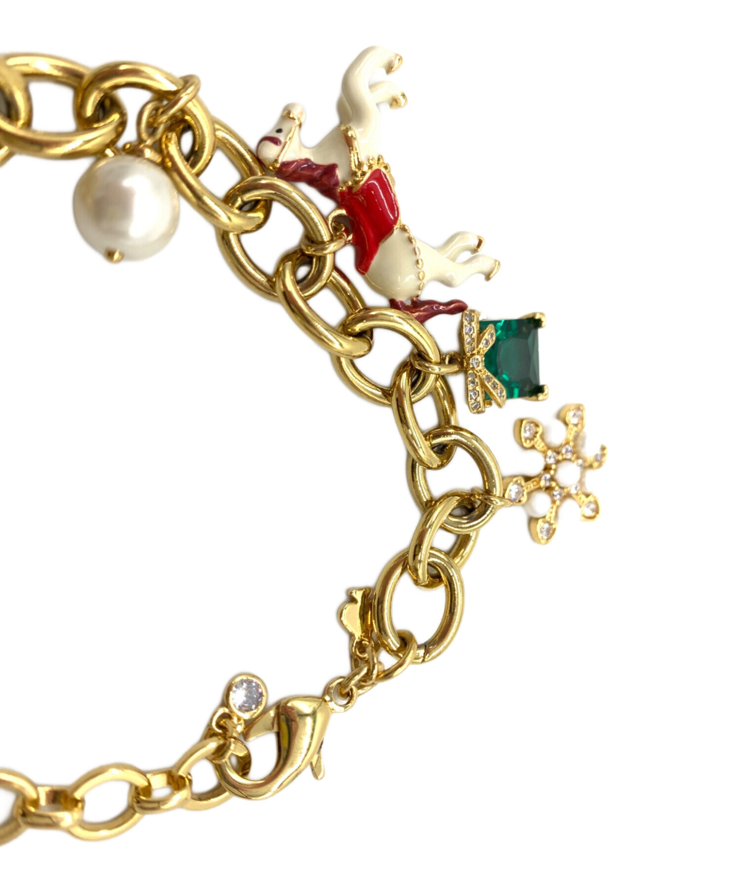 中古・古着通販】Kate Spade (ケイトスペード) ブレスレット ゴールド 