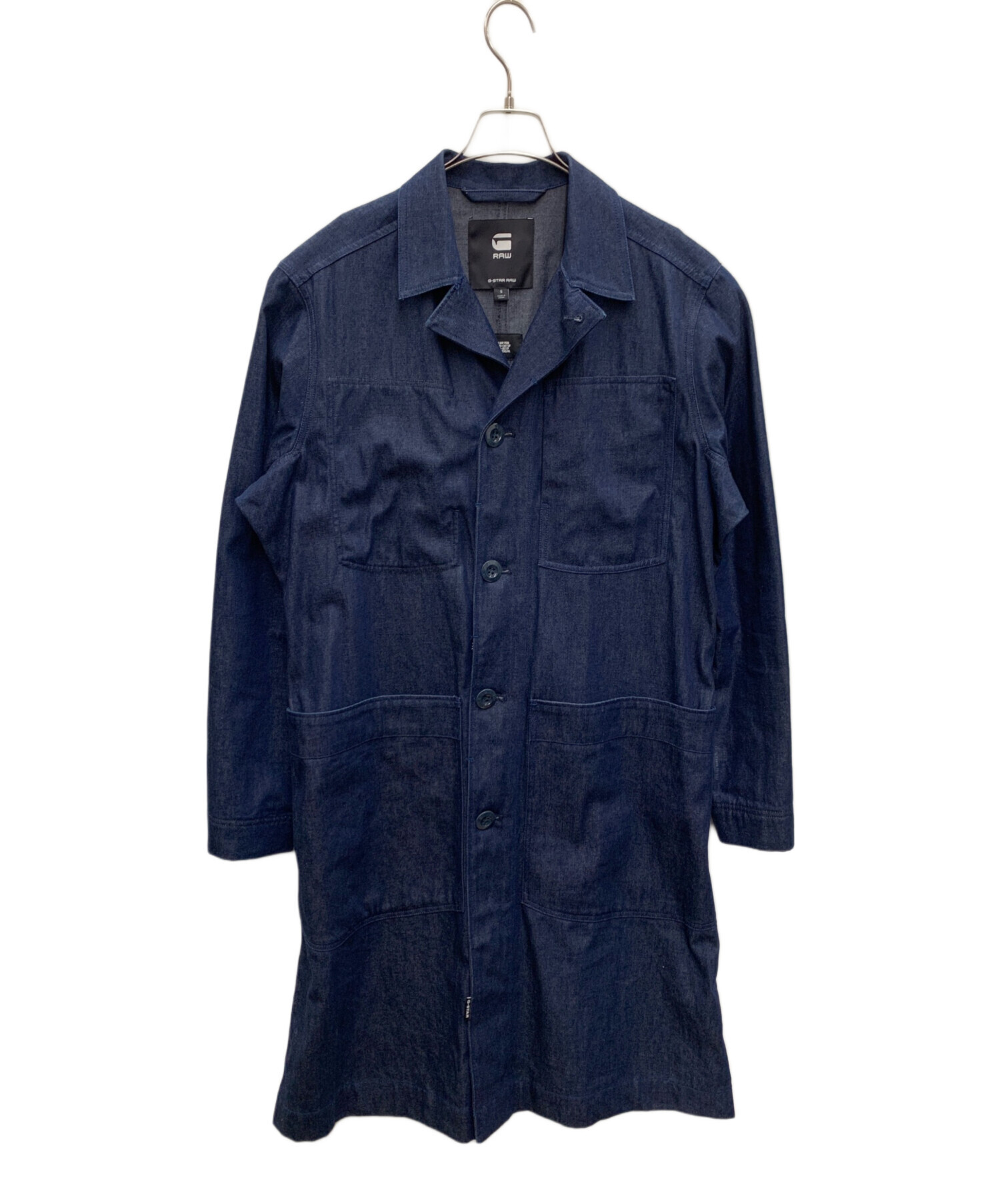 G-STAR デニムロングコート 中古・古着通販】G-STAR RAW (ジースターロゥ) デニムコート