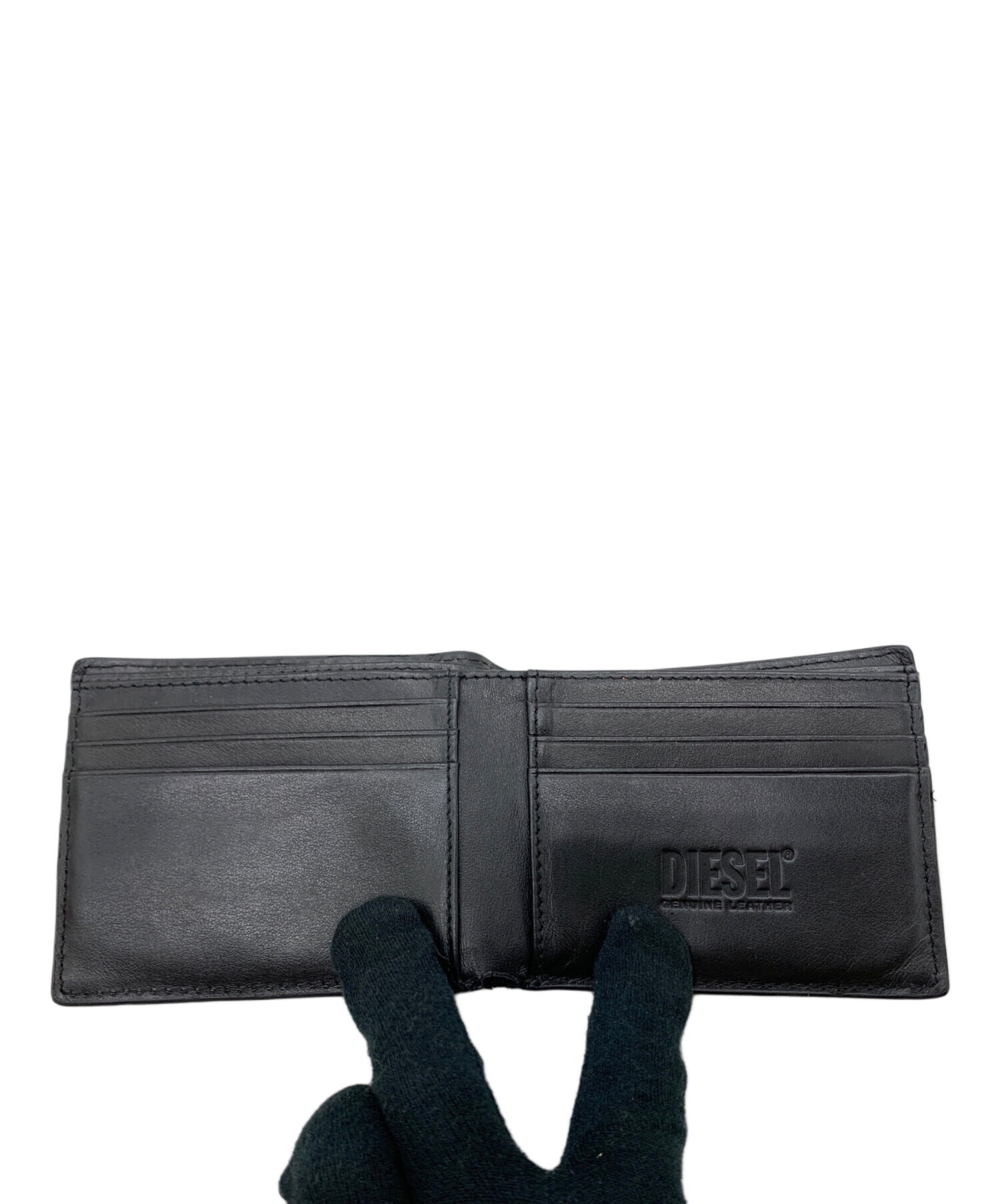 中古・古着通販】DIESEL (ディーゼル) 2つ折り財布 ブラック｜ブランド 