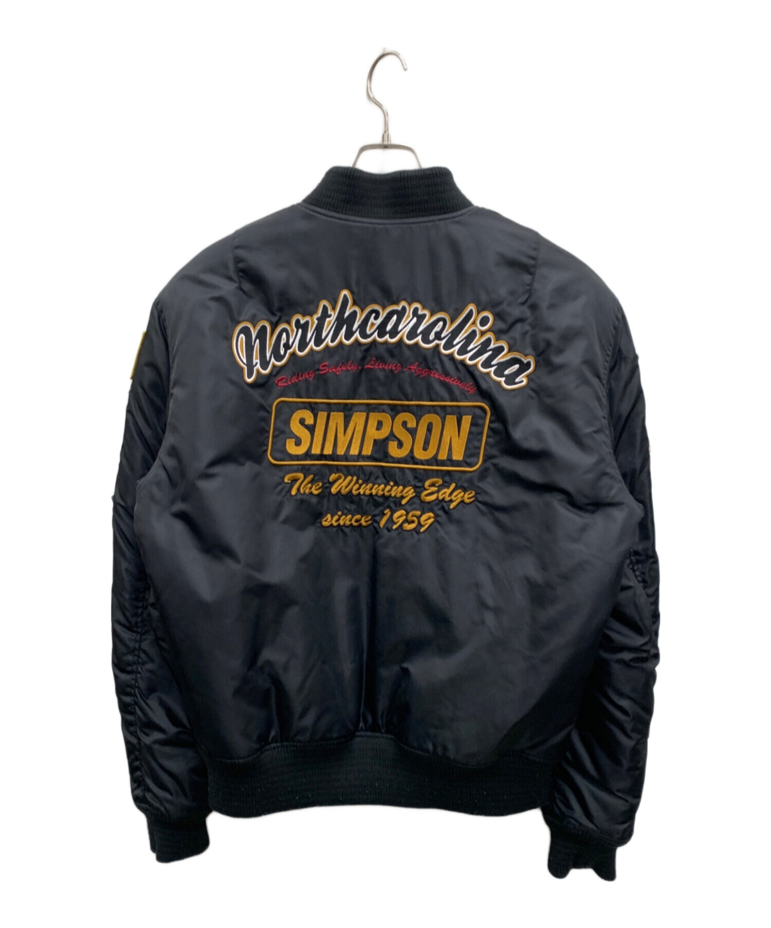 中古・古着通販】SIMPSON (シンプソン) MA-1ジャケット ブラック