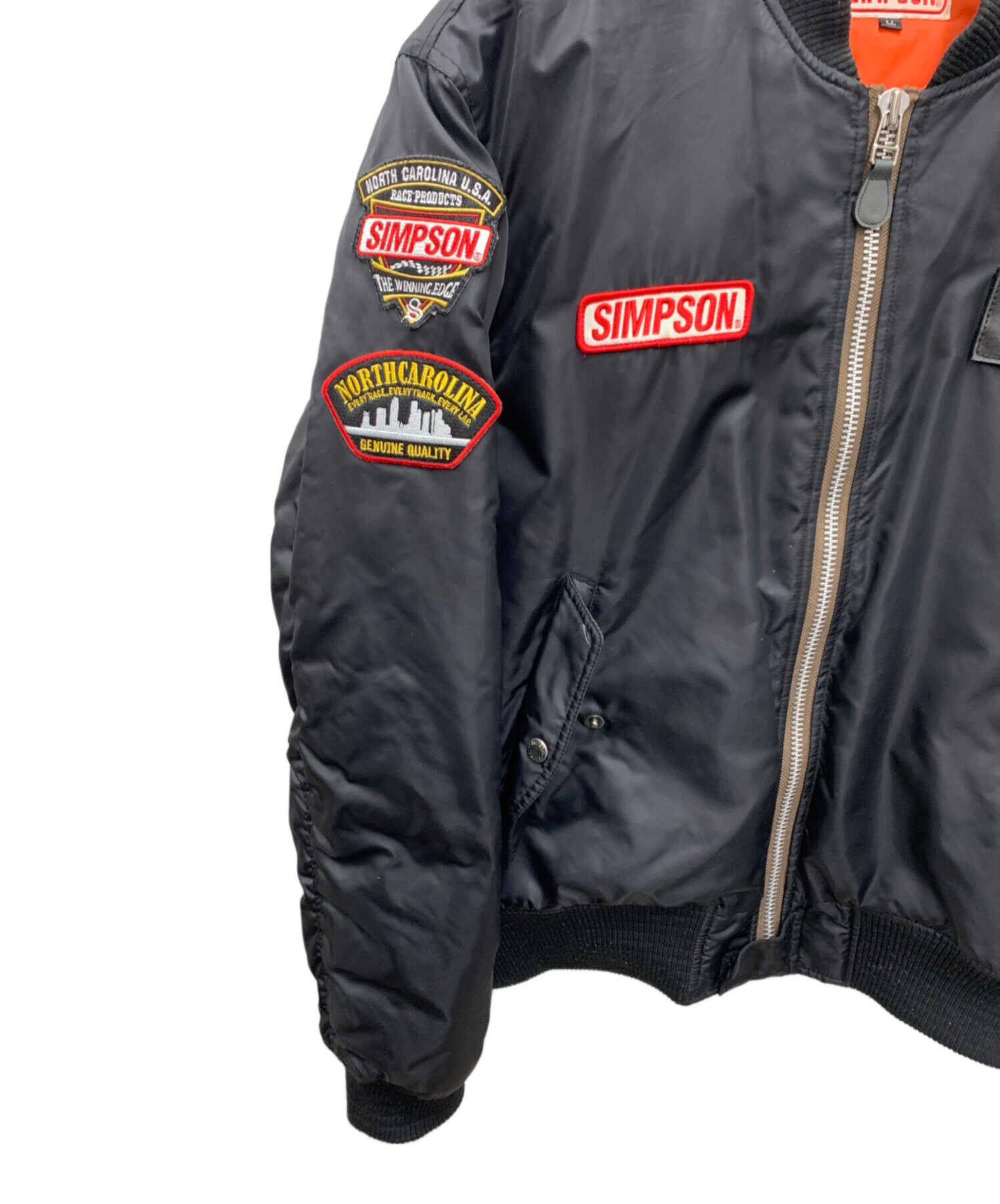 中古・古着通販】SIMPSON (シンプソン) MA-1ジャケット ブラック