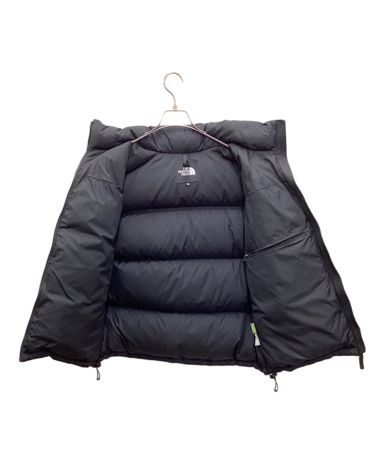 THE NORTH FACE ダウンベスト ND91844 グレー・ブラック THE NORTH FACE◇ダウンベスト/M/ポリエステル/GRY/無地/nd91844
