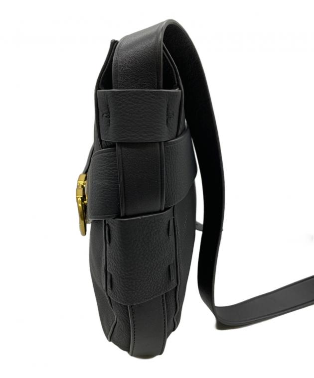 新品未使用 TORY BURCH ウェストポーチ レザー ブラック 中古・古着通販】TORY BURCH (トリーバーチ) レザーショルダーバッグ