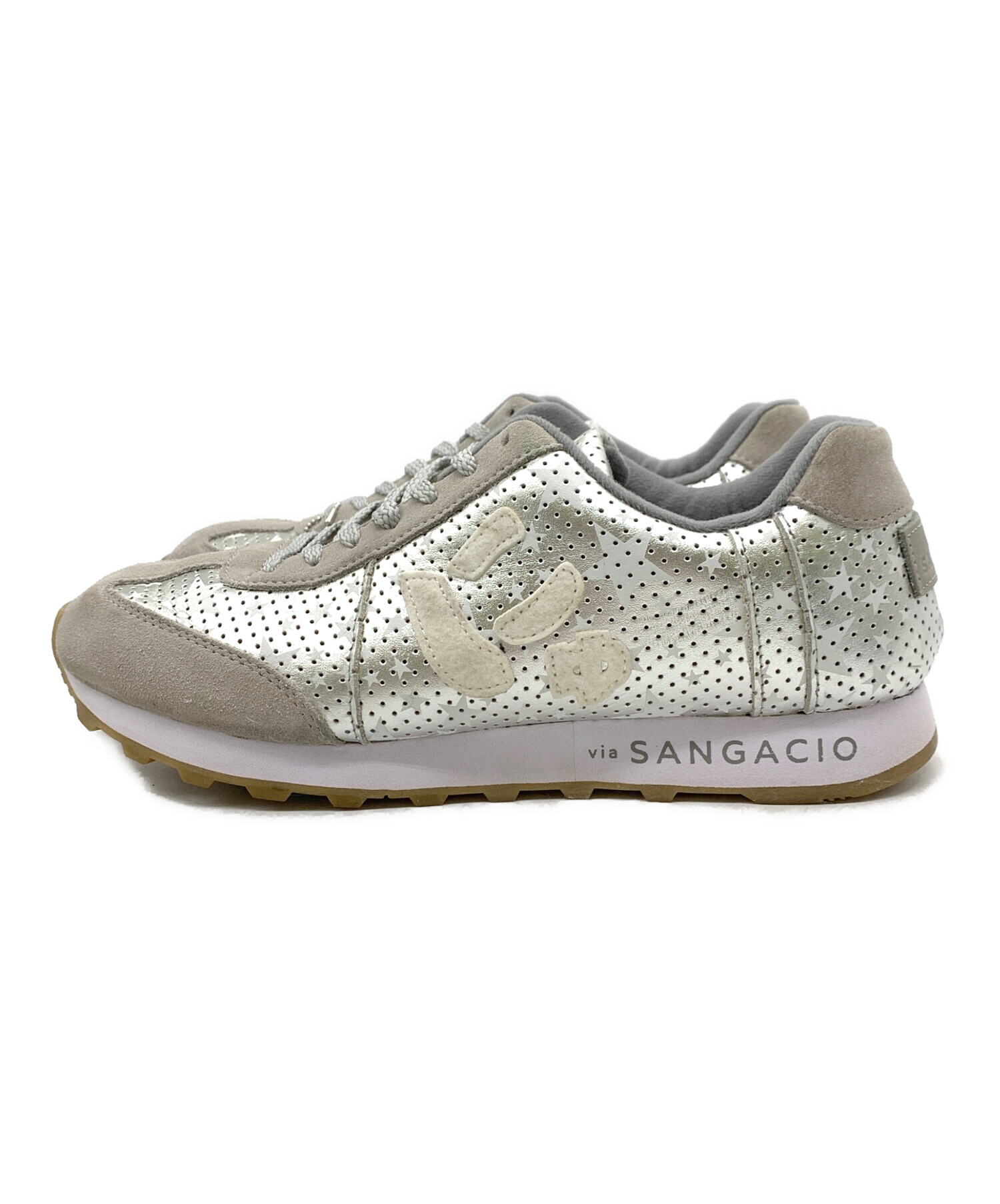 中古・古着通販】SANGACIO (サンガッチョ) スニーカー シルバー サイズ
