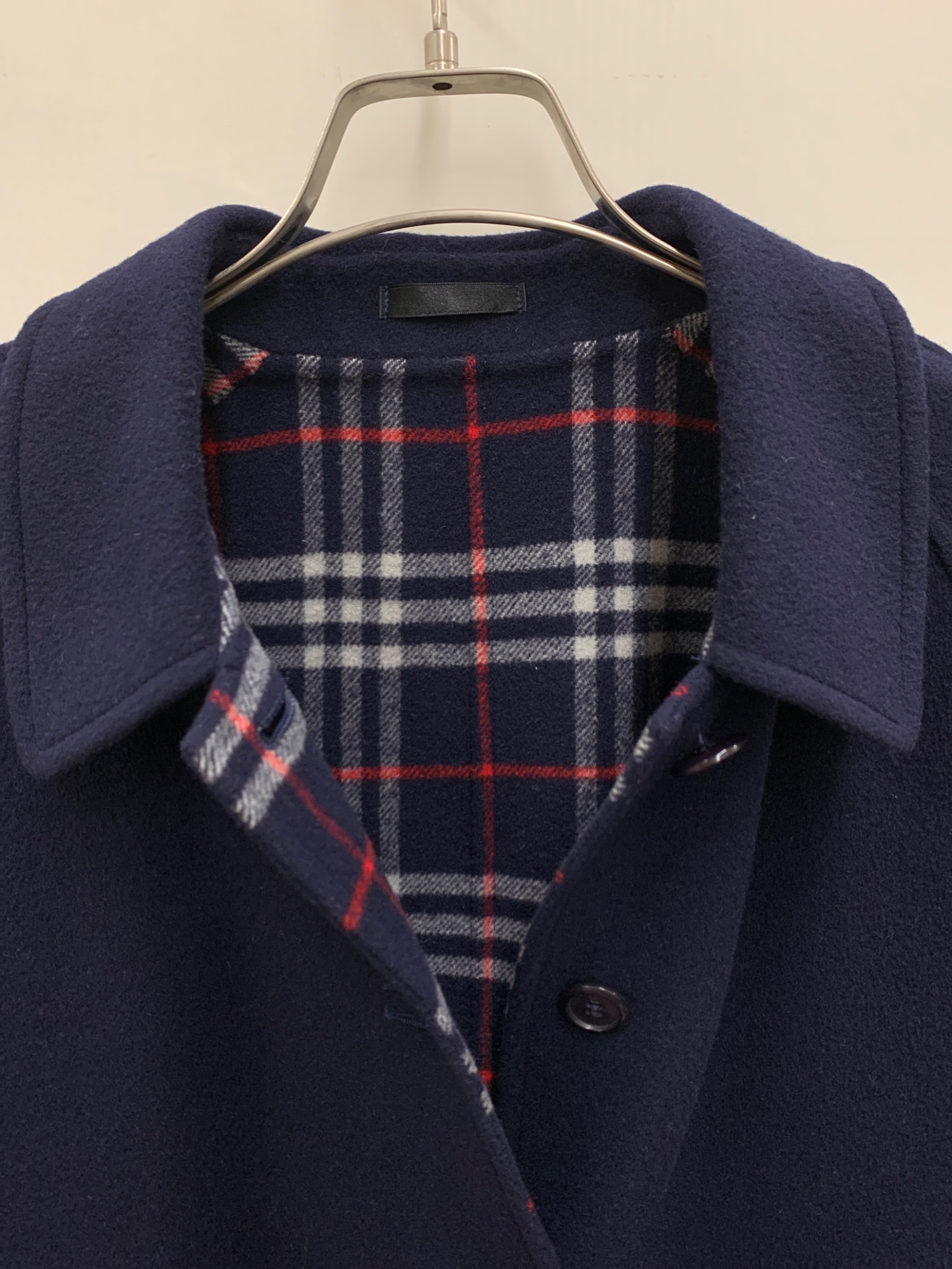 中古・古着通販】Burberry's (バーバリーズ) ウールコート ネイビー