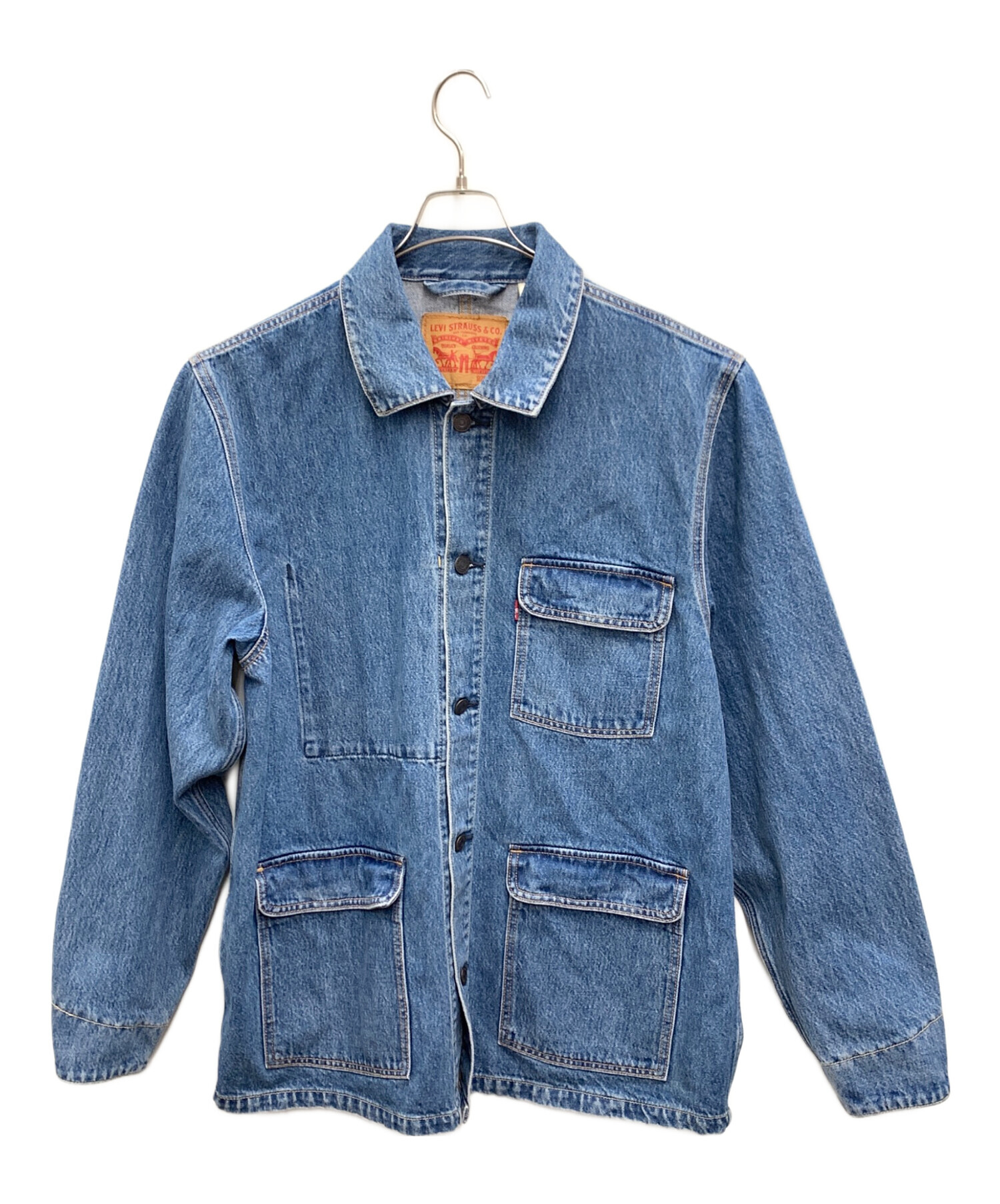 中古・古着通販】LEVI'S (リーバイス) デニムジャケット インディゴ