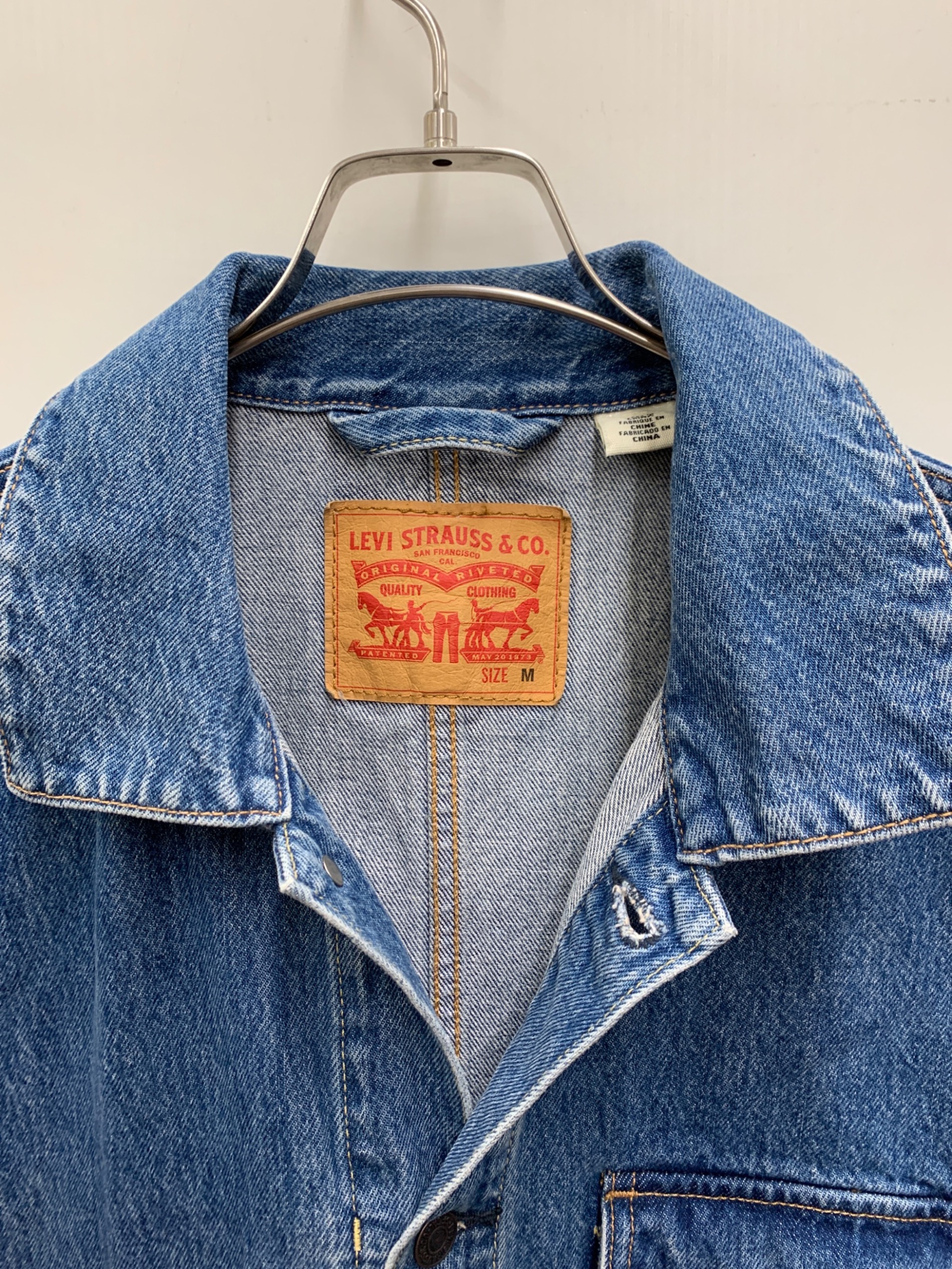 中古・古着通販】LEVI'S (リーバイス) デニムジャケット インディゴ