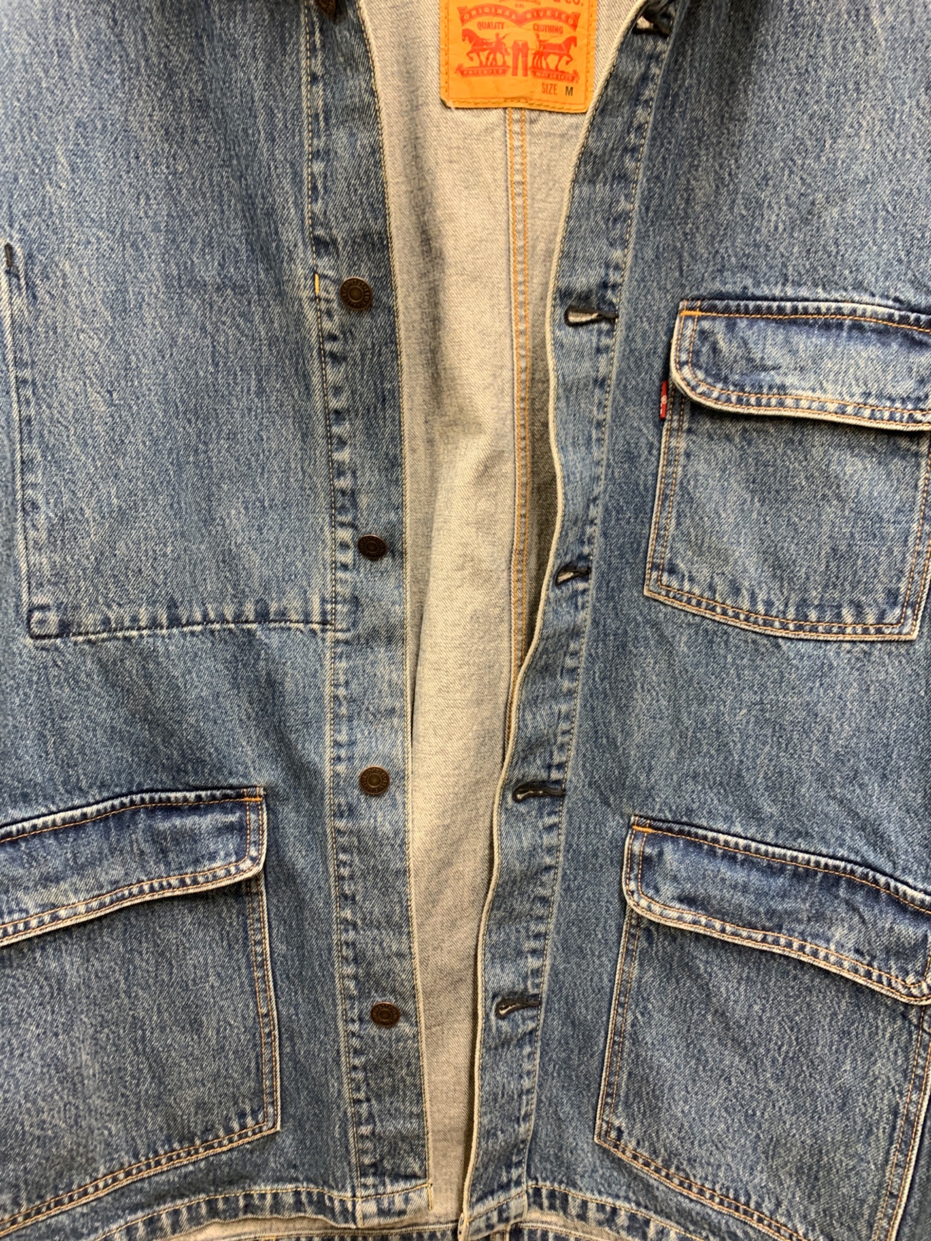 中古・古着通販】LEVI'S (リーバイス) デニムジャケット インディゴ
