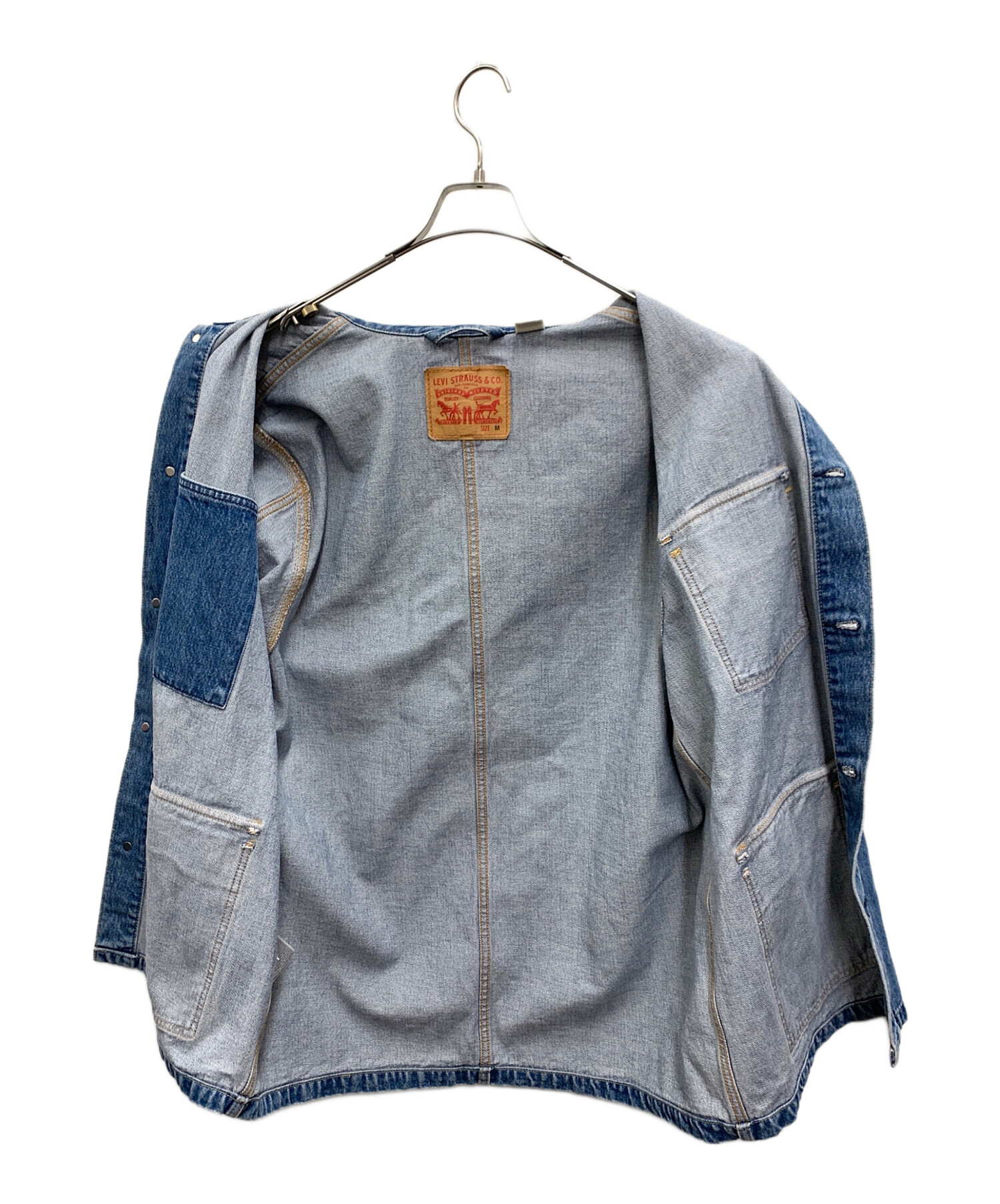 Levi's リーバイス 70557-XX17 デニムジャケット インディゴ 中古・古着通販】LEVI'S (リーバイス) 70557XX 復刻デニムジャケット