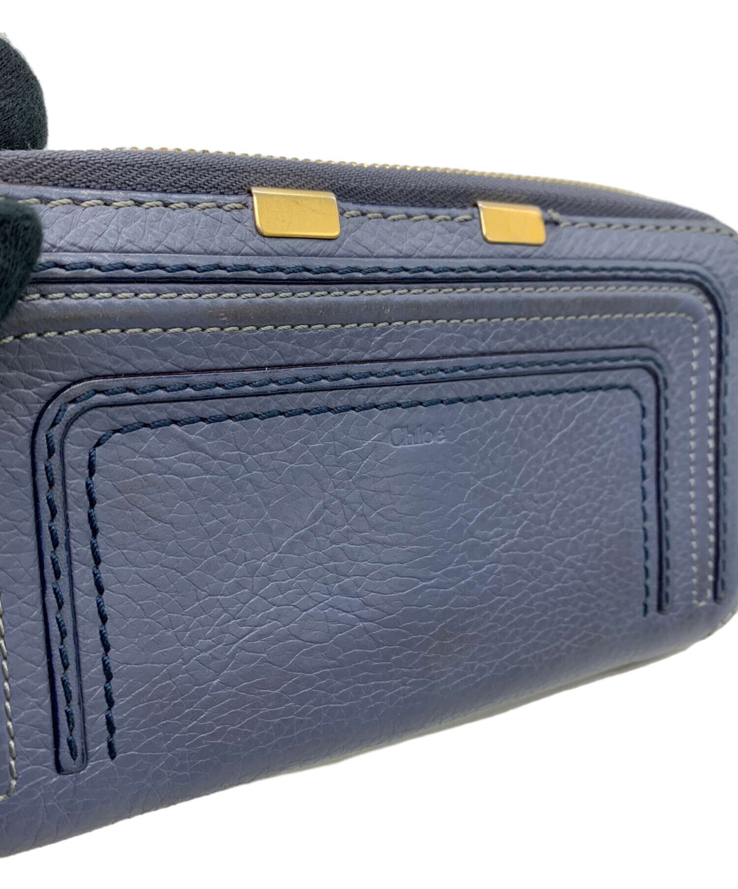 【X'masセール★30%OFF】クロエ Chloe 長財布ベイ パープル ゴールド レディース 中古 中古・古着通販】Chloe (クロエ) 長財布 パープル｜ブランド・古着通販