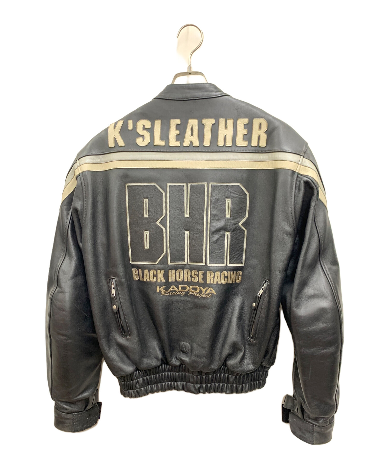 中古・古着通販】KADOYA (カドヤ) レザーライダースジャケット