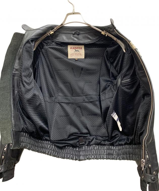 中古・古着通販】KADOYA (カドヤ) レザーライダースジャケット