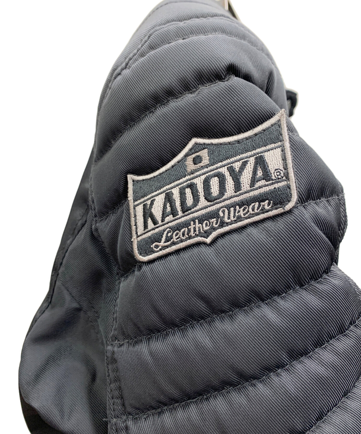 中古・古着通販】KADOYA (カドヤ) ライダースジャケット ブラック