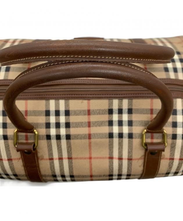 【ヨサクさま専用】バーバリーズ ボストンバッグ キャンバス ベージュ ヨサクさま専用】バーバリーズ ボストンバッグ キャンバス ベージュ