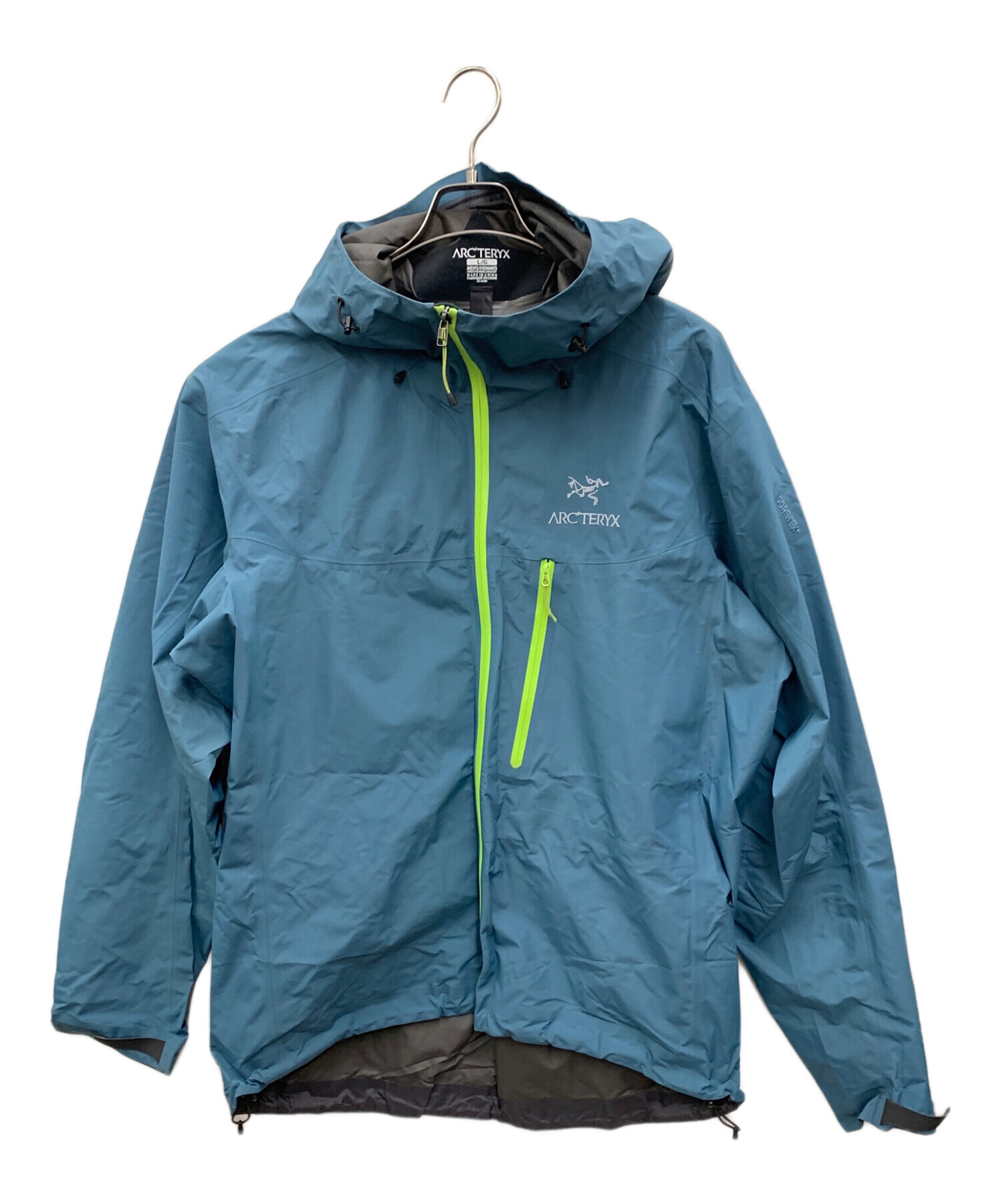 ARC'TERYX ナイロンジャケット L ネイビー 中古・古着通販】ARC'TERYX (アークテリクス) ナイロンジャケット