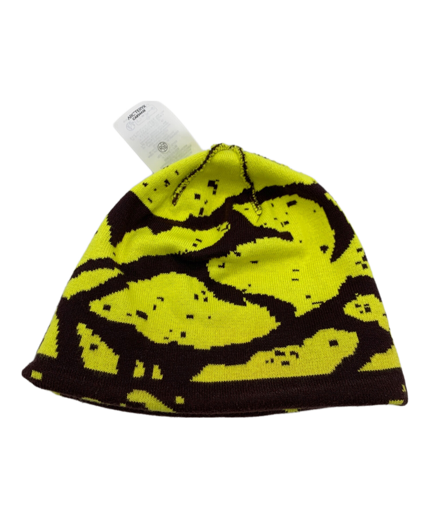 ARC'TERYX ニット帽 黒/黄 中古・古着通販】ARC'TERYX (アークテリクス) Bird Head Toque ニット