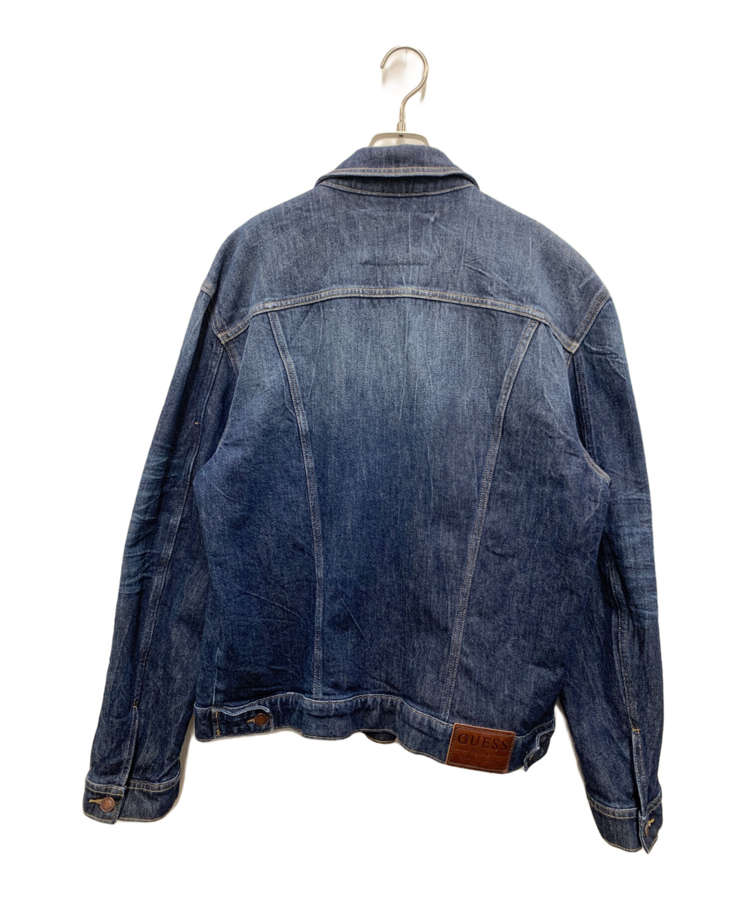 中古・古着通販】GUESS (ゲス) デニムジャケット インディゴ サイズ:L 