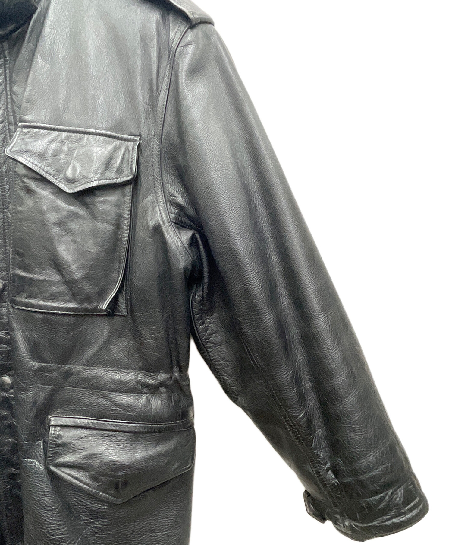 中古・古着通販】HARLEY-DAVIDSON (ハーレーダビッドソン) レザー 