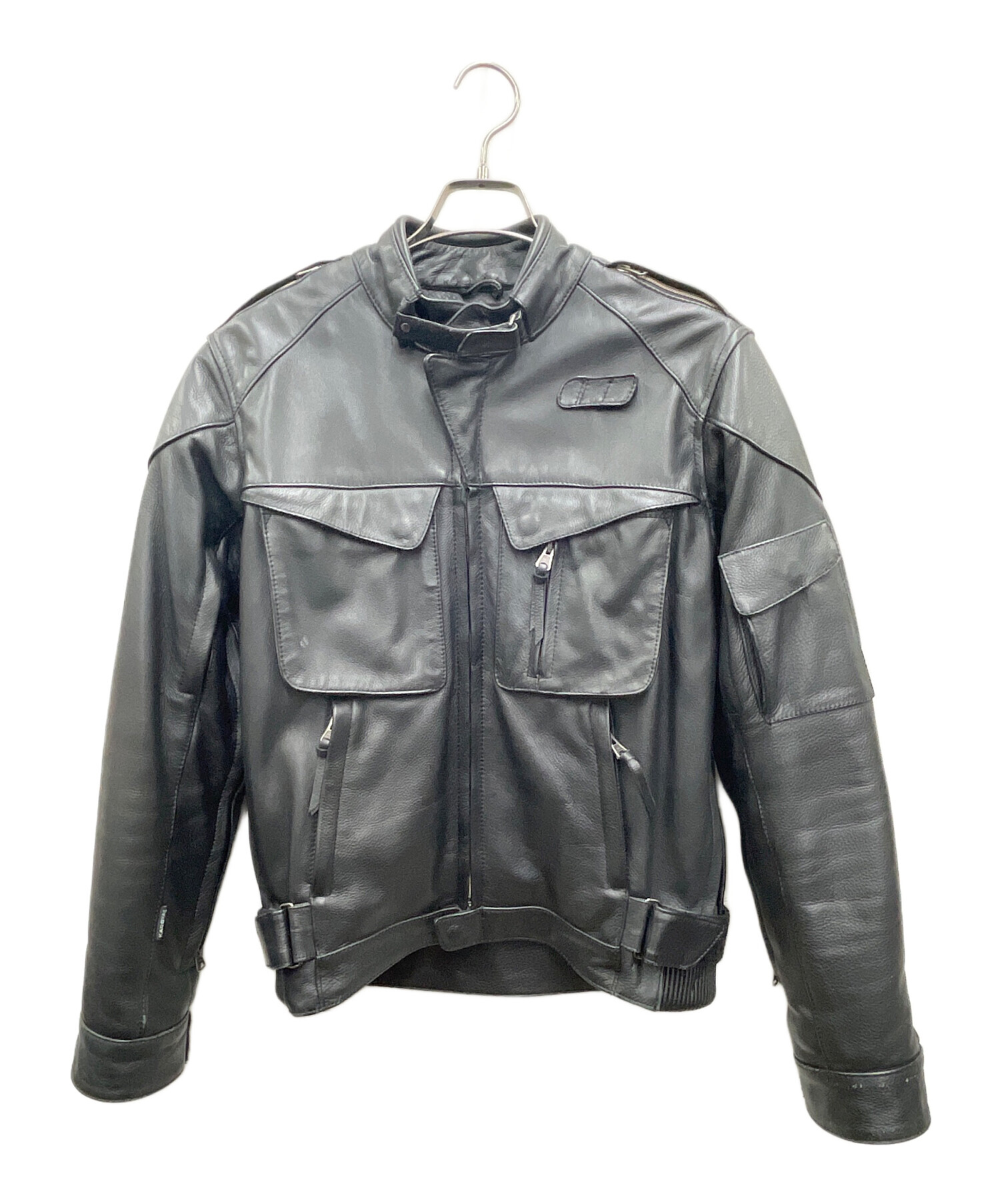 中古・古着通販】KADOYA (カドヤ) レザーライダースジャケット