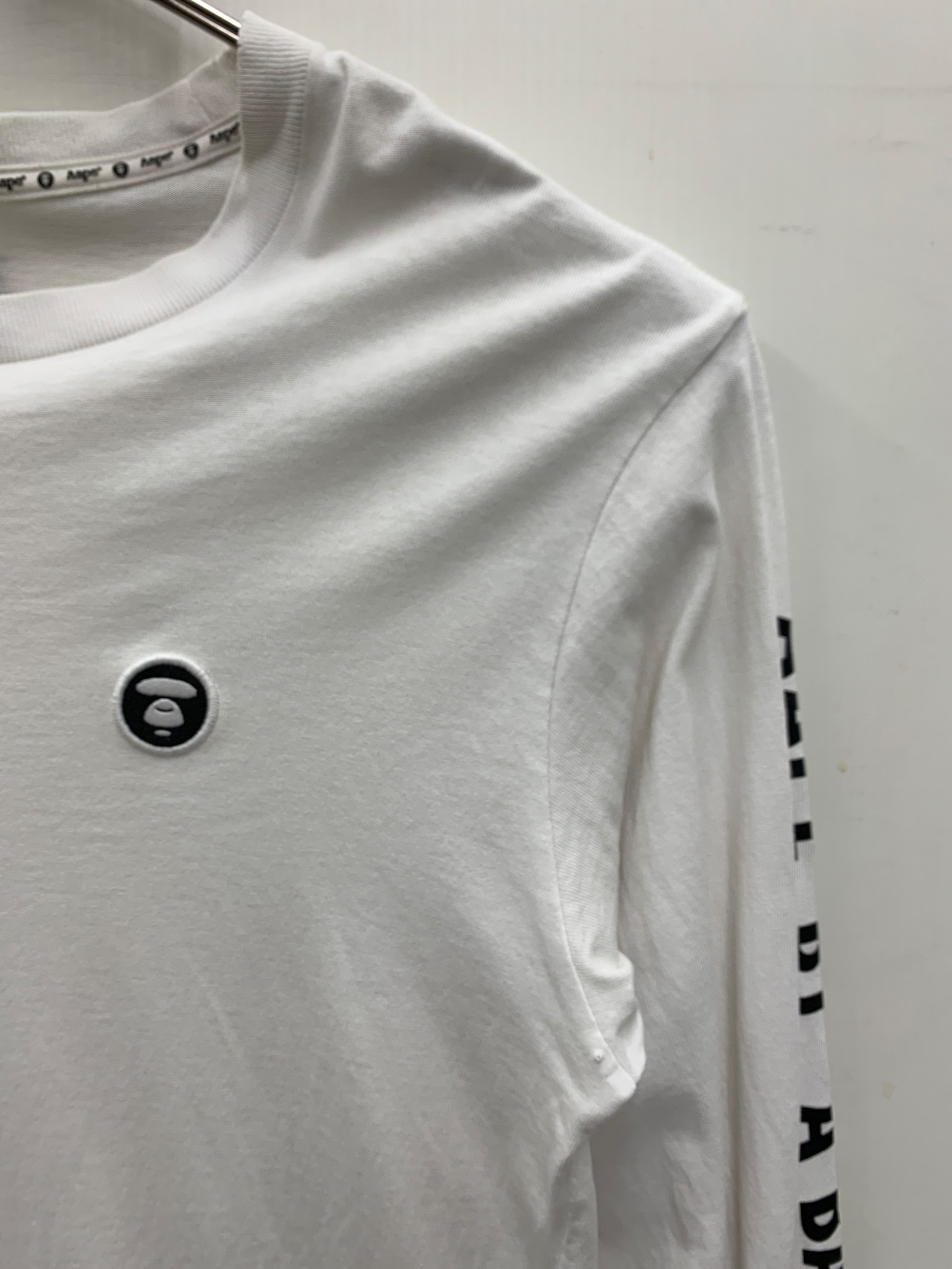 銀座 三越 A BATHING APE 長袖カットソー ホワイト 【公式通販】