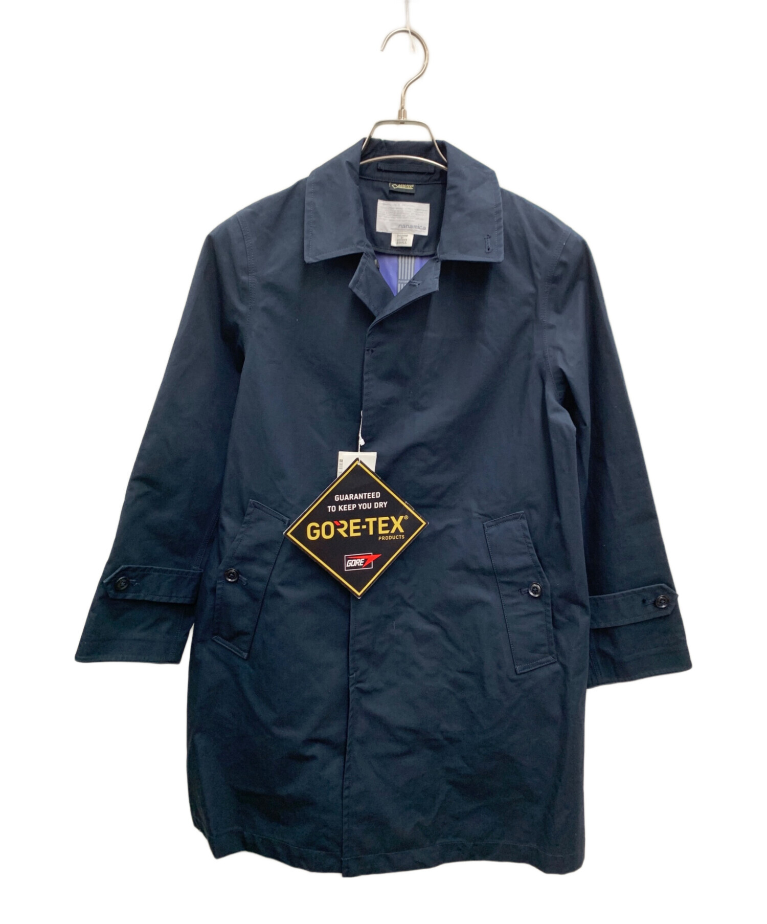 【未使用品✨️】 ナナミカ GORE-TEX ステンカラーコートSUBS302 中古・古着通販】nanamica (ナナミカ) ステンカラーコート ネイビー