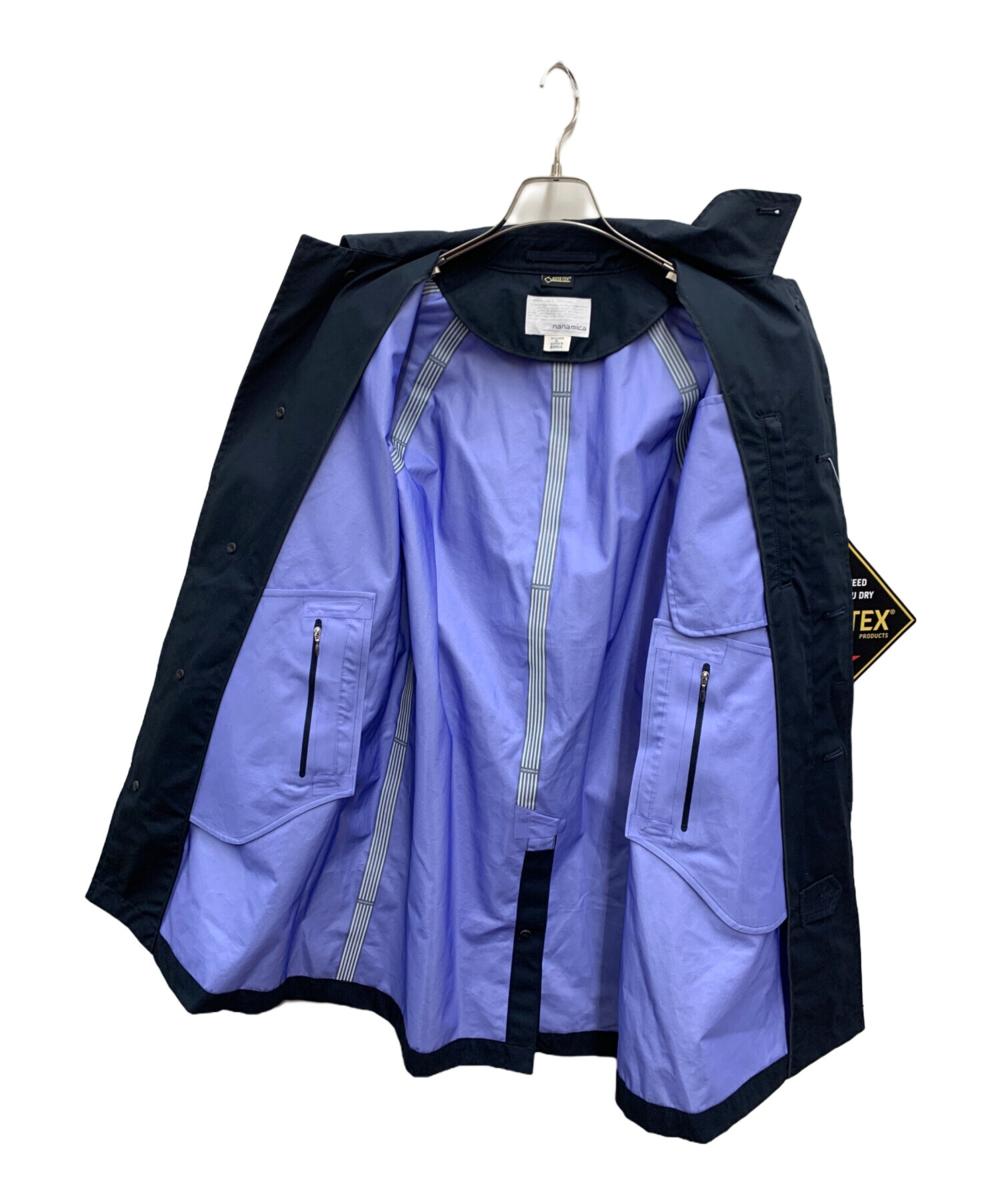 中古・古着通販】nanamica (ナナミカ) ステンカラーコート ネイビー