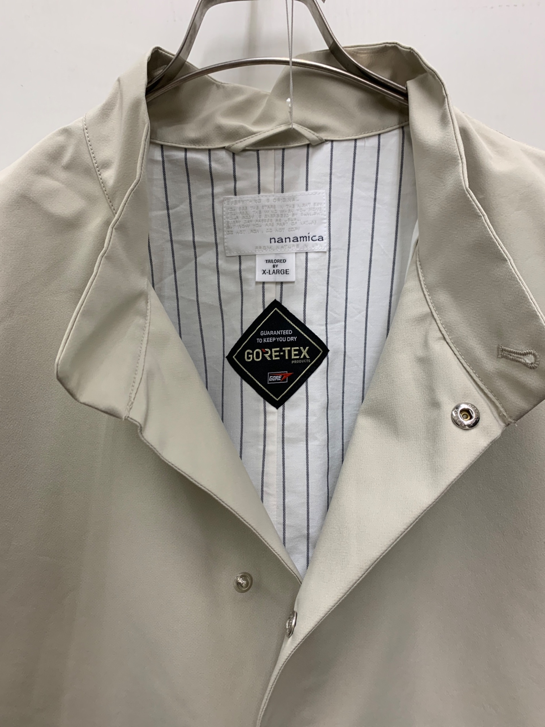 中古・古着通販】nanamica (ナナミカ) シェルジャケット ベージュ