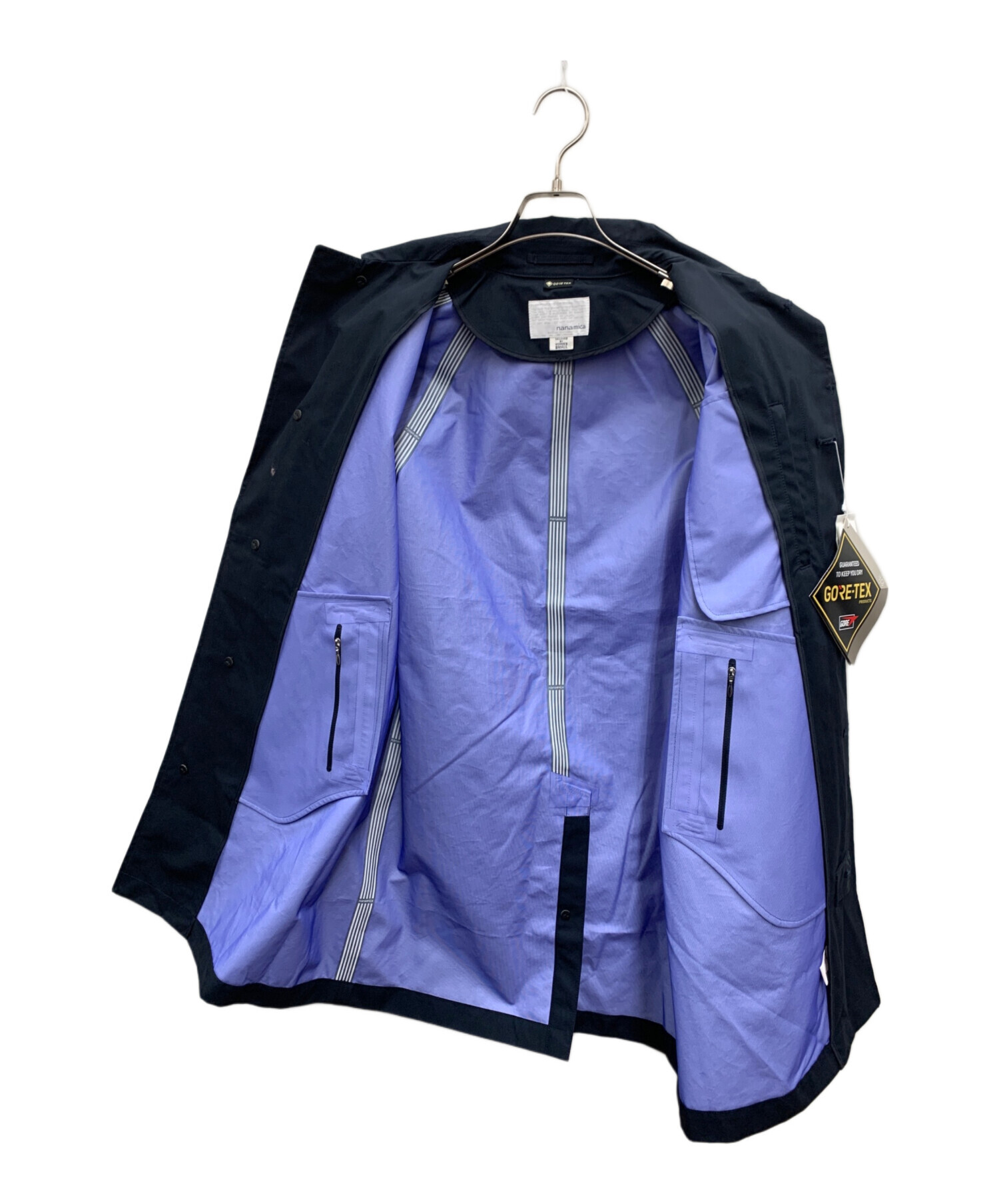 中古・古着通販】nanamica (ナナミカ) ステンカラーコート ネイビー