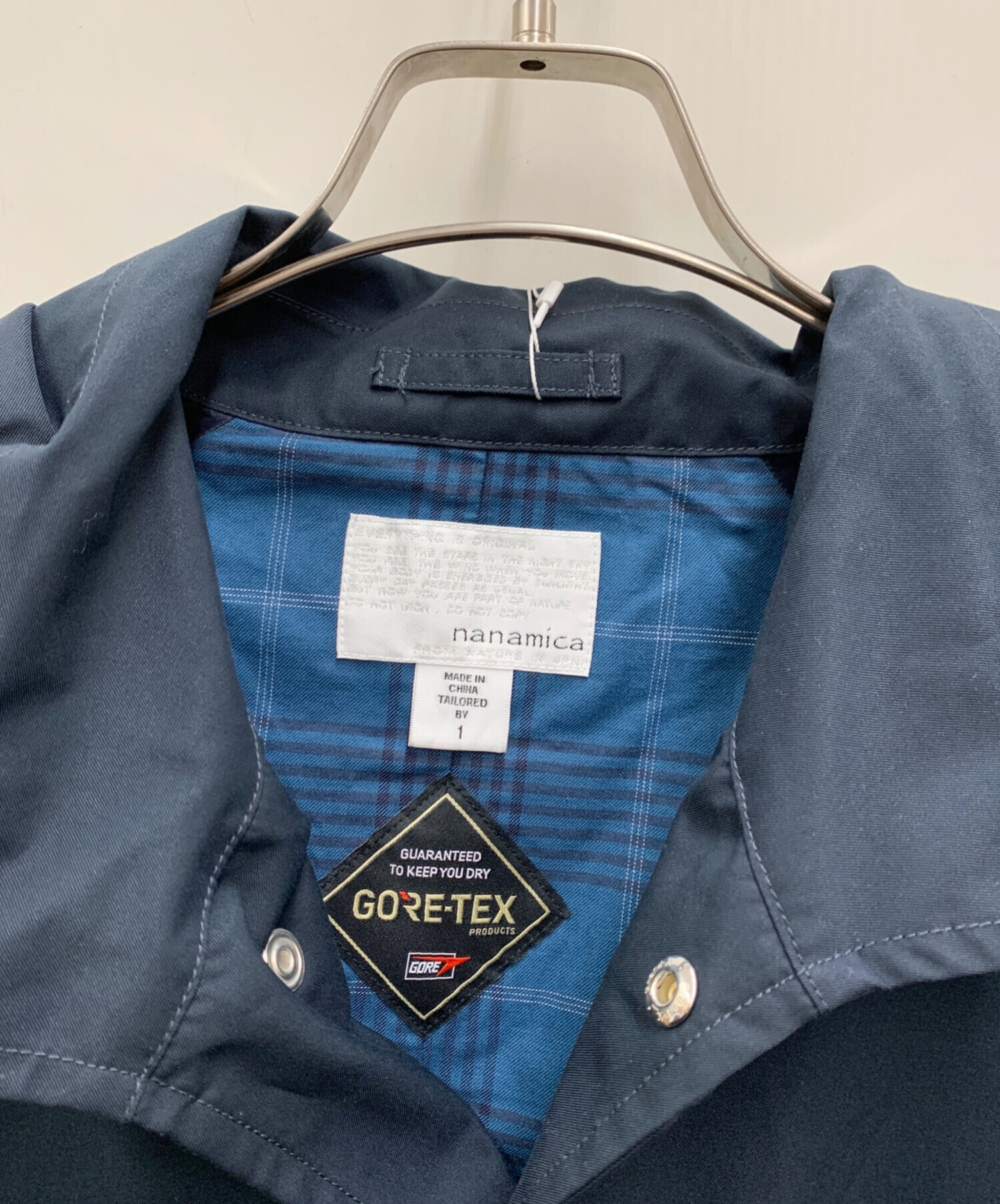 中古・古着通販】nanamica (ナナミカ) フーデッドコート ネイビー