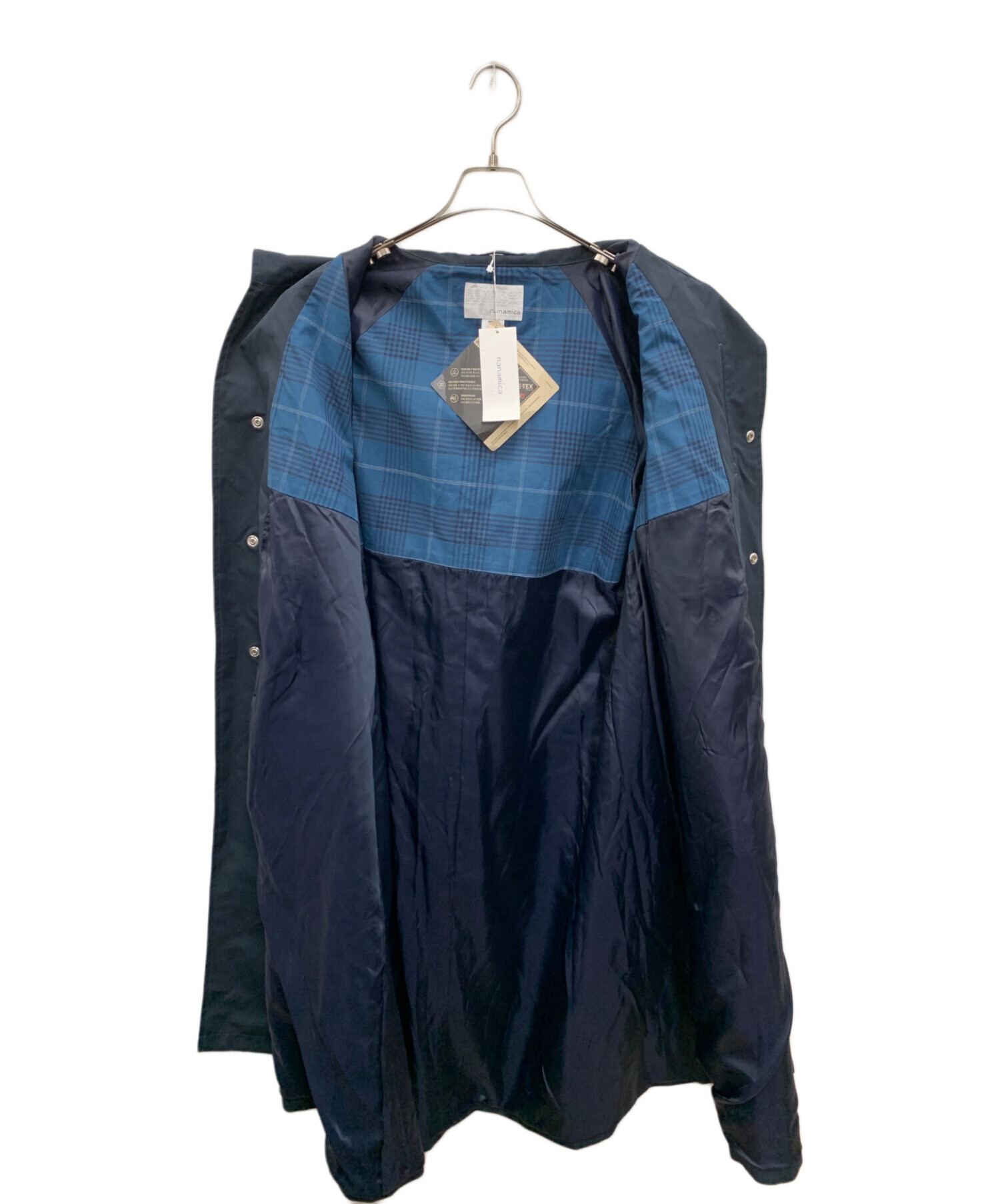 中古・古着通販】nanamica (ナナミカ) フーデッドコート ネイビー