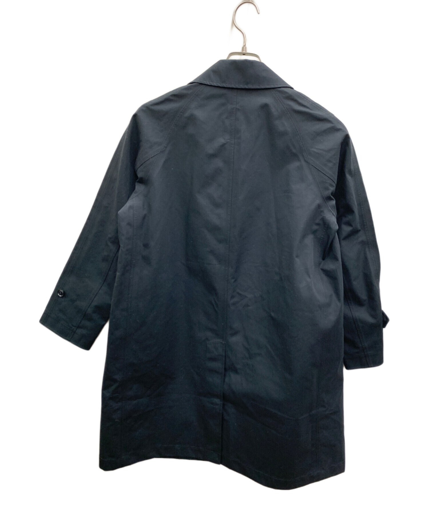 中古・古着通販】nanamica (ナナミカ) ステンカラーコート ブラック