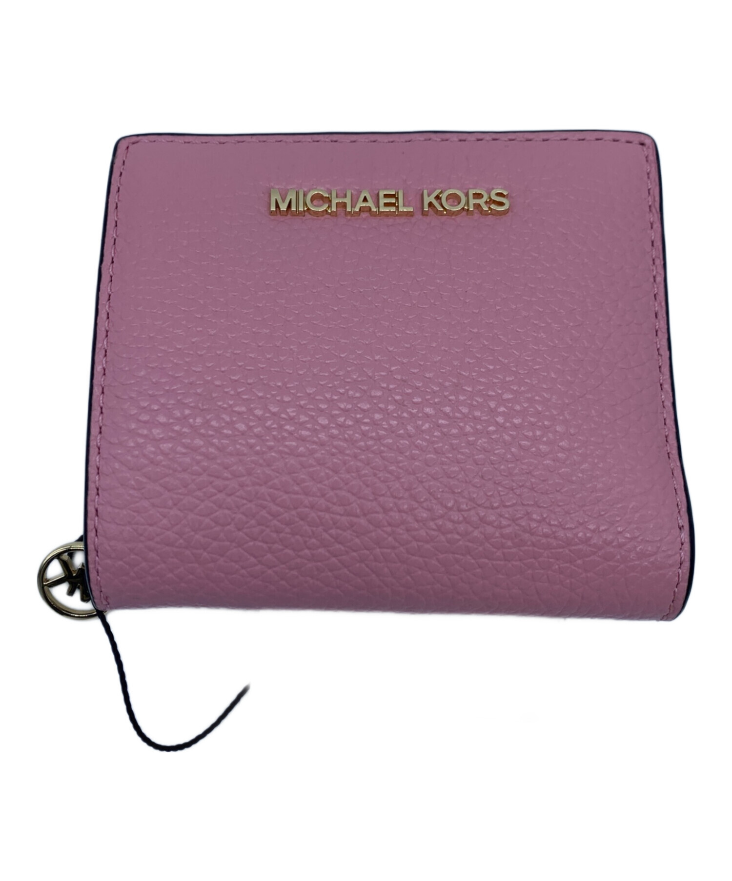 MICHAEL KORS ピンク 二つ折り財布 中古・古着通販】MICHAEL KORS (マイケル・コース) 2つ折り財布 ピンク