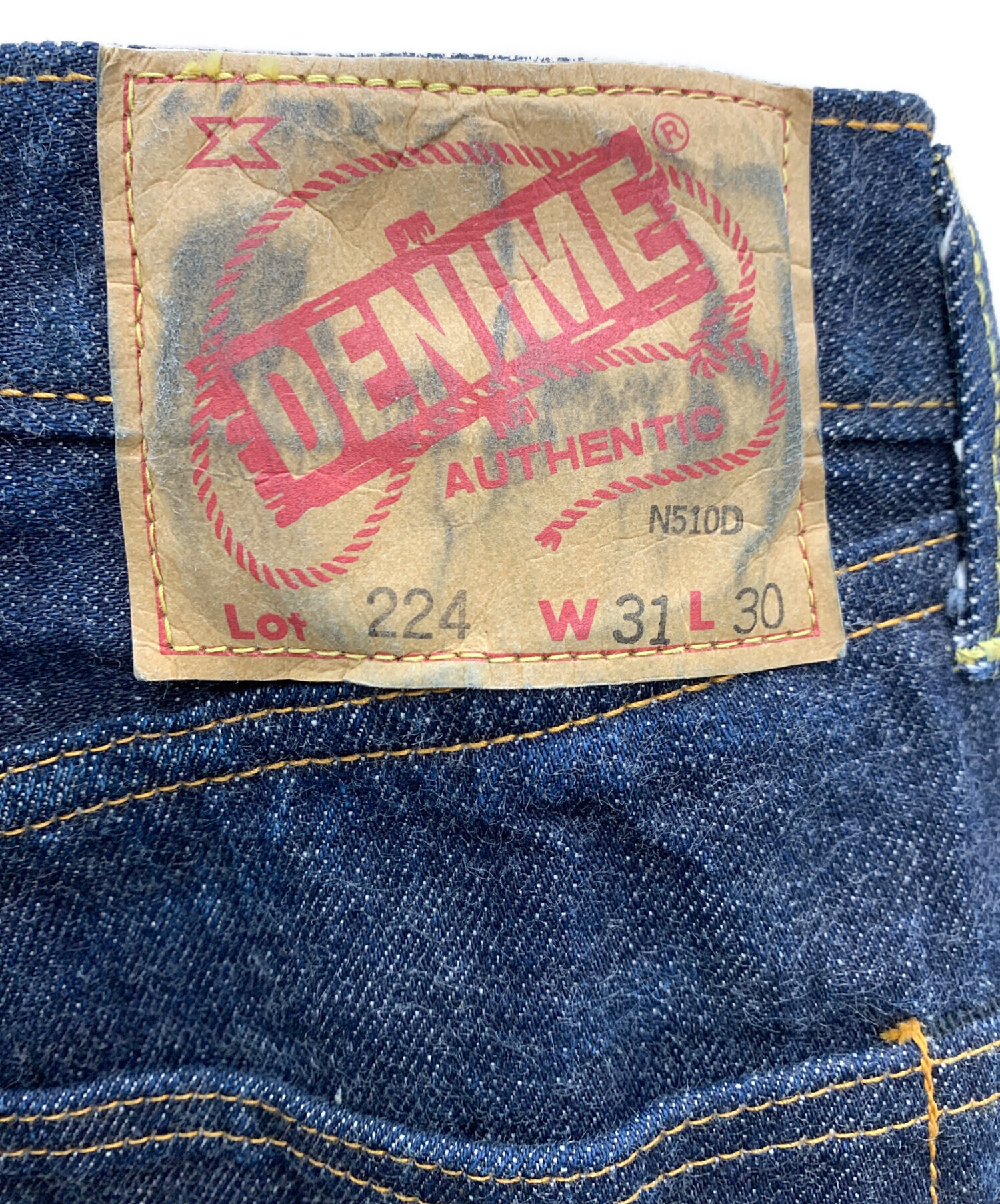 中古・古着通販】DENIME (ドゥニーム) デニムパンツ インディゴ サイズ