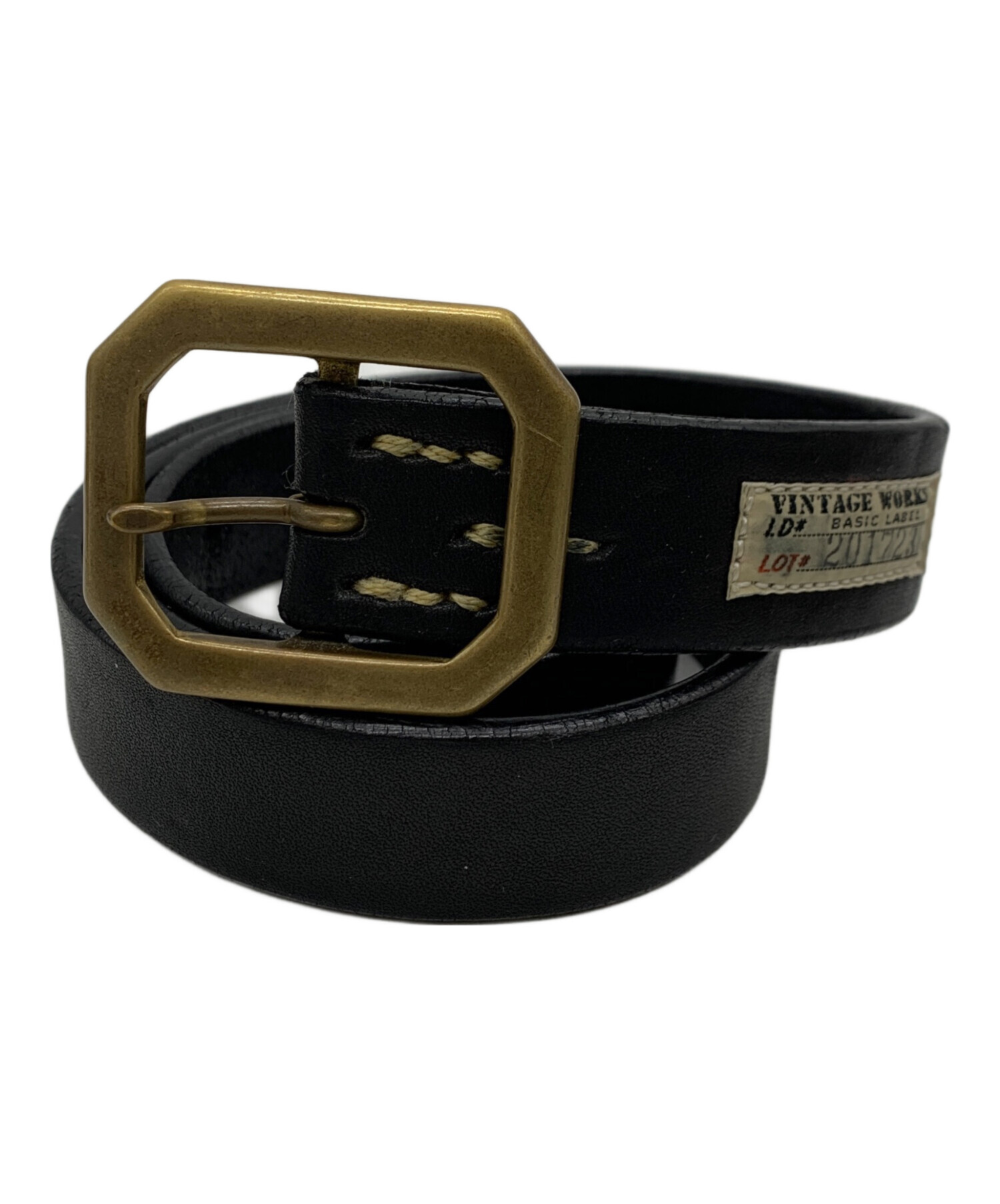 Vintage Works ヴィンテージワークス ベルト ブラック メンズ 中古・古着通販】VINTAGE WORKS (ヴィンテージワークス) ベルト