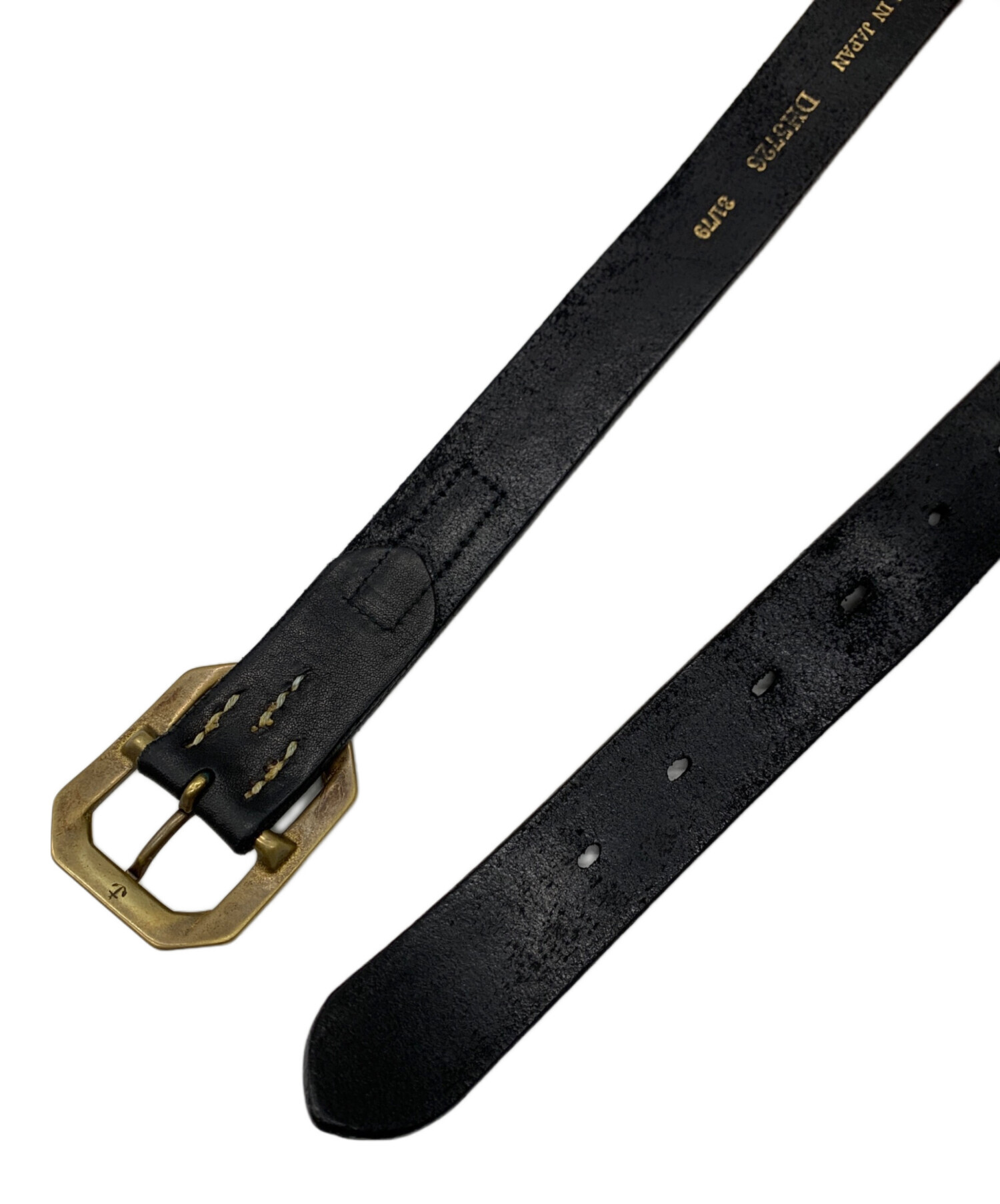 ■VINTAGE WORKS■ヴィンテージワークス 　　　ブラック　ベルト Vintage Works ブラックレザーベルト