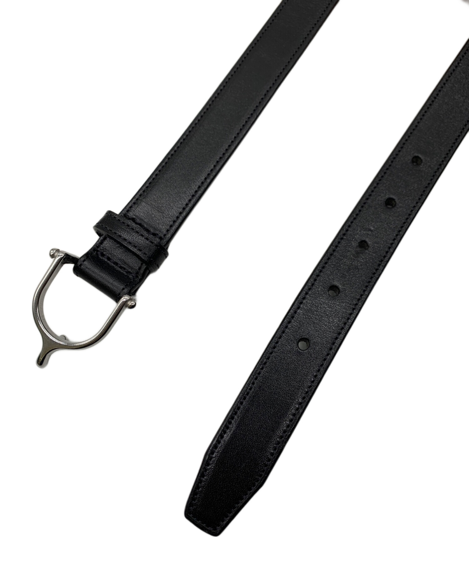 中古・古着通販】TORY (トリー) レザーベルト ブラック｜ブランド