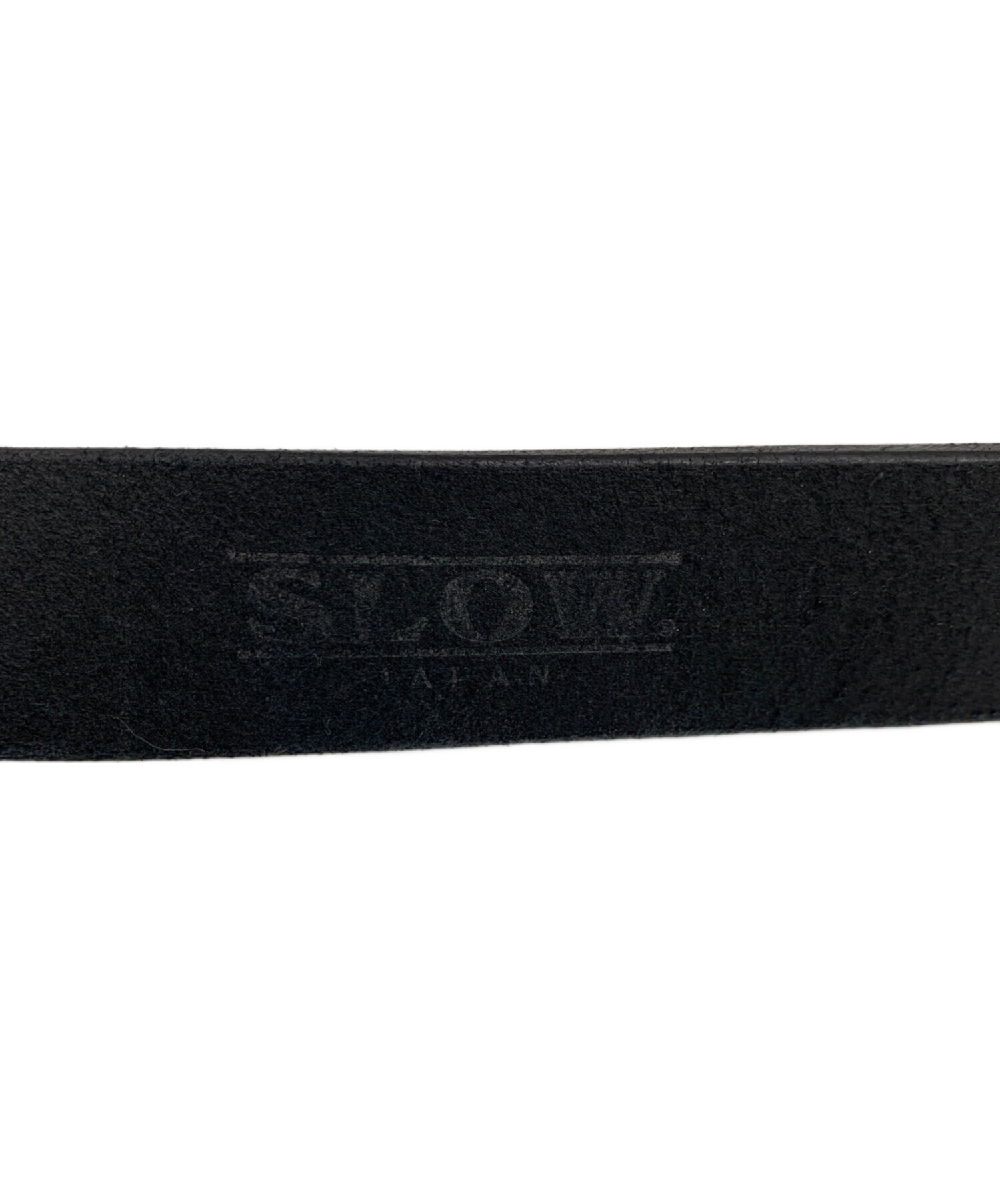 中古・古着通販】SLOW (スロウ) レザーベルト ブラック｜ブランド